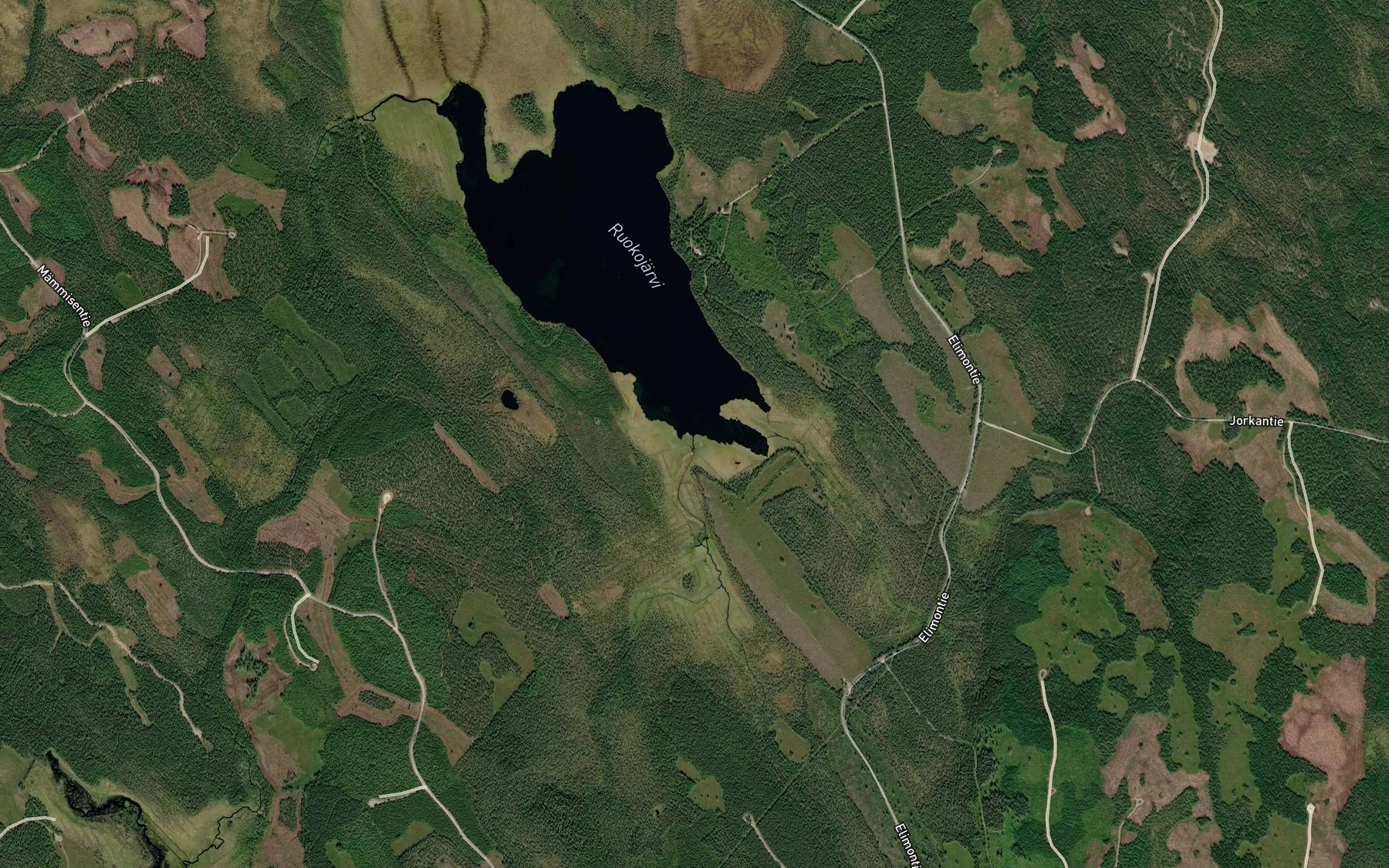Satellite map of the Pesapuro