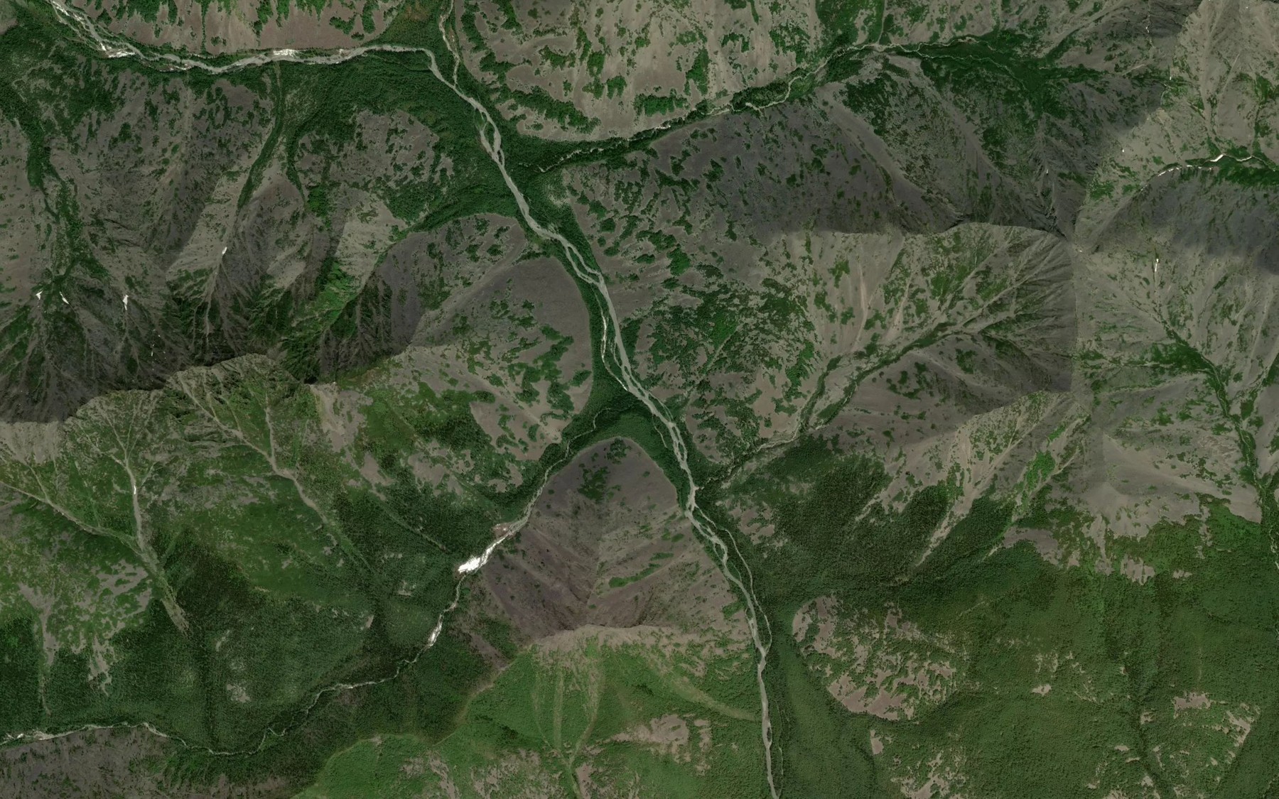 Satellite map of the Zverinaya