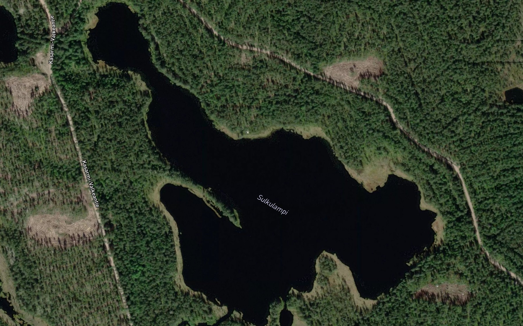 Satellite map of the Sulkulampi