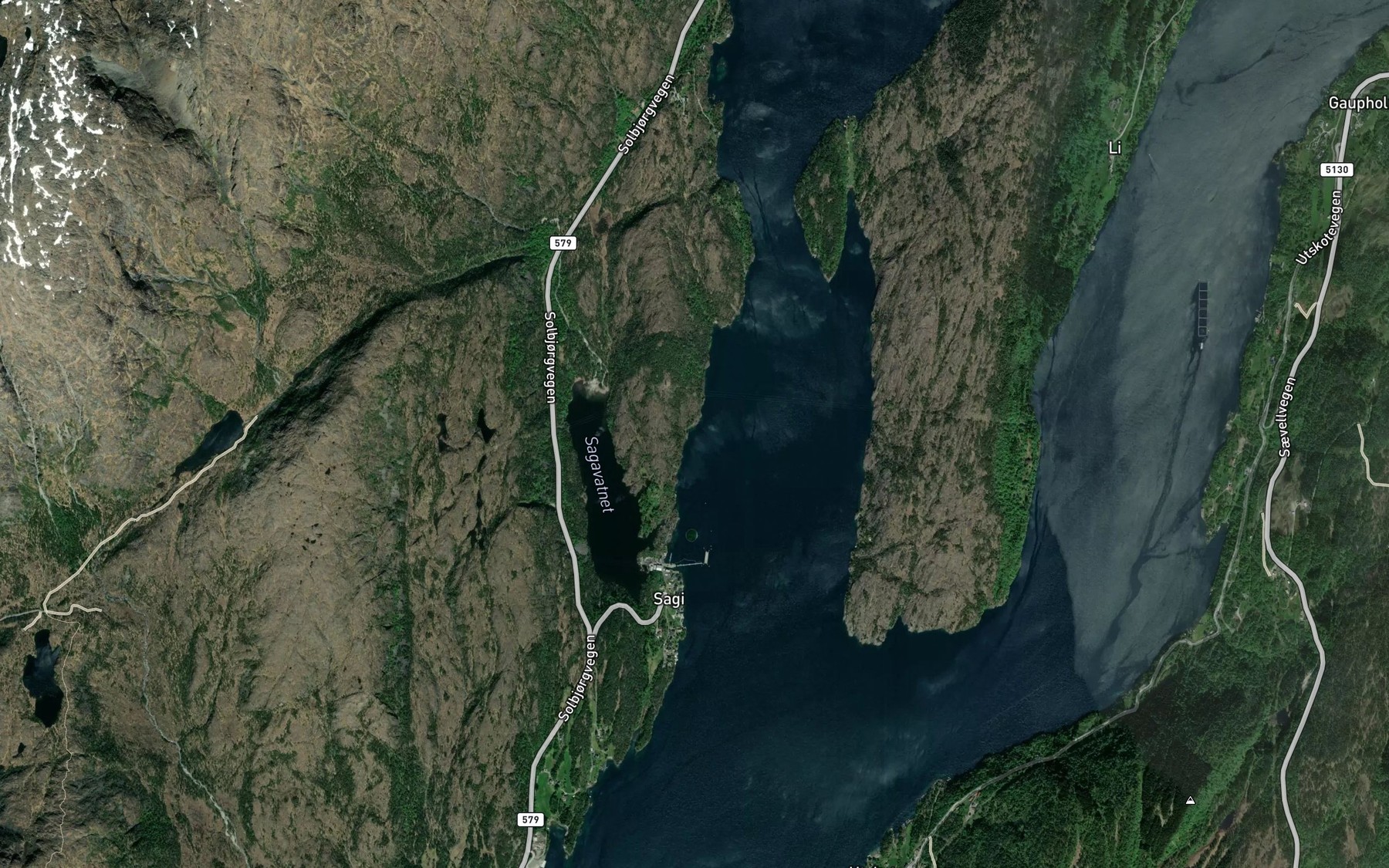 Satellite map of the Askevika