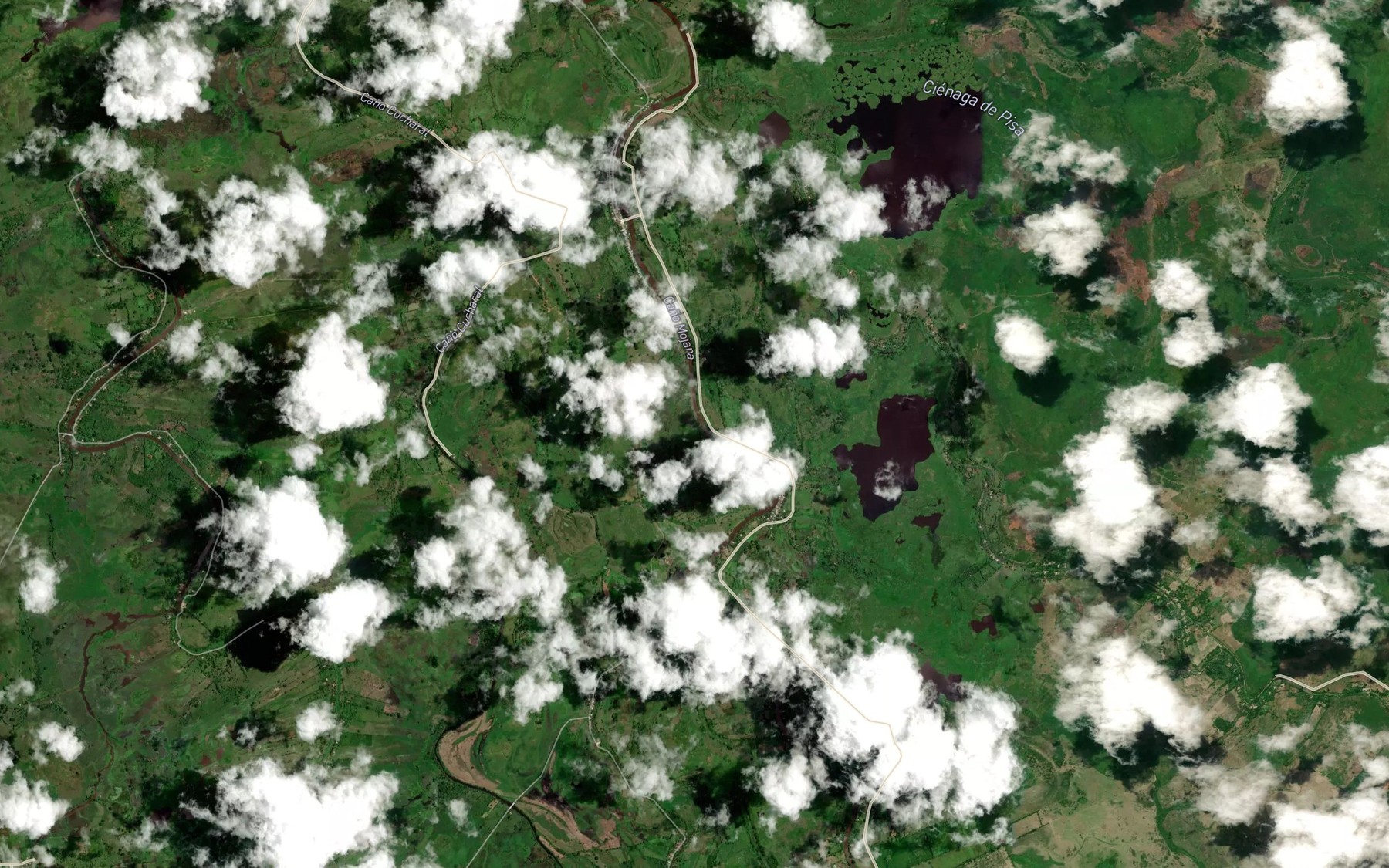 Satellite map of the Cano Ventanillas