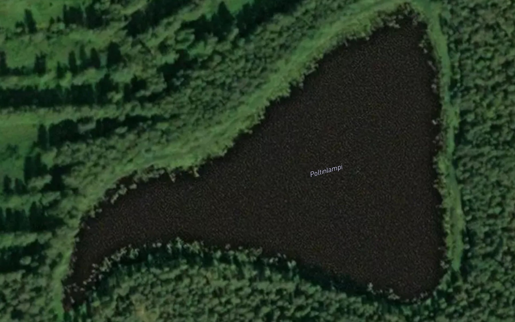 Satellite map of the Poltinlampi