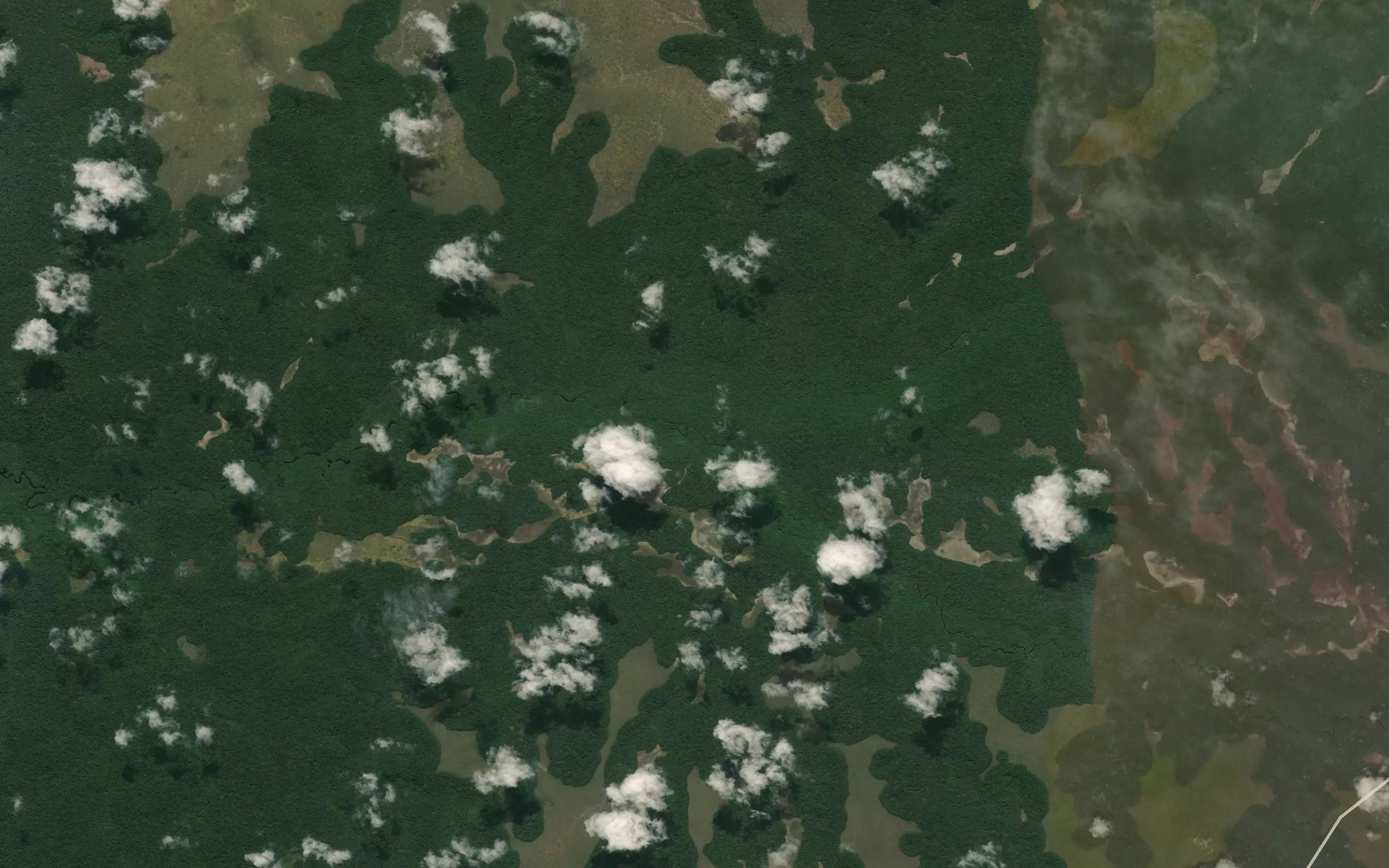 Satellite map of the Nsiele