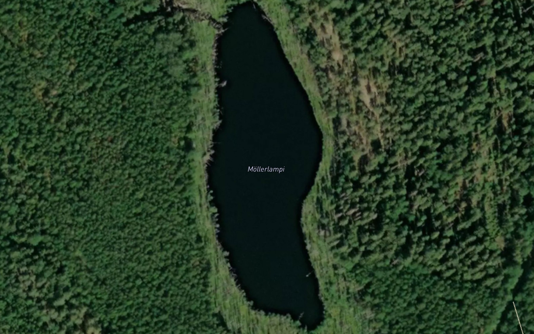 Satellite map of the Mollerlampi
