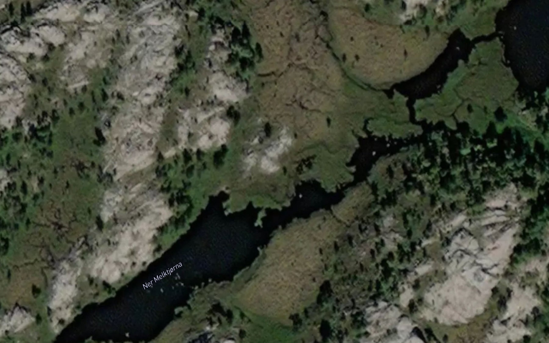 Satellite map of the Ner Melktjorna