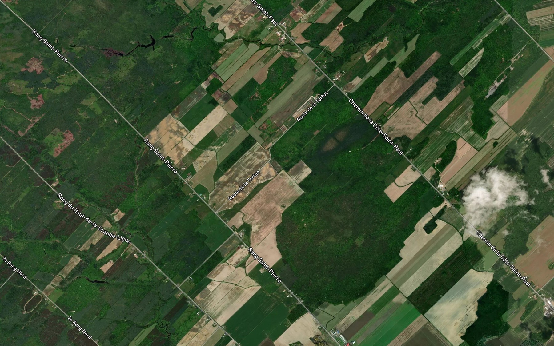 Satellite map of the Branche Gervais