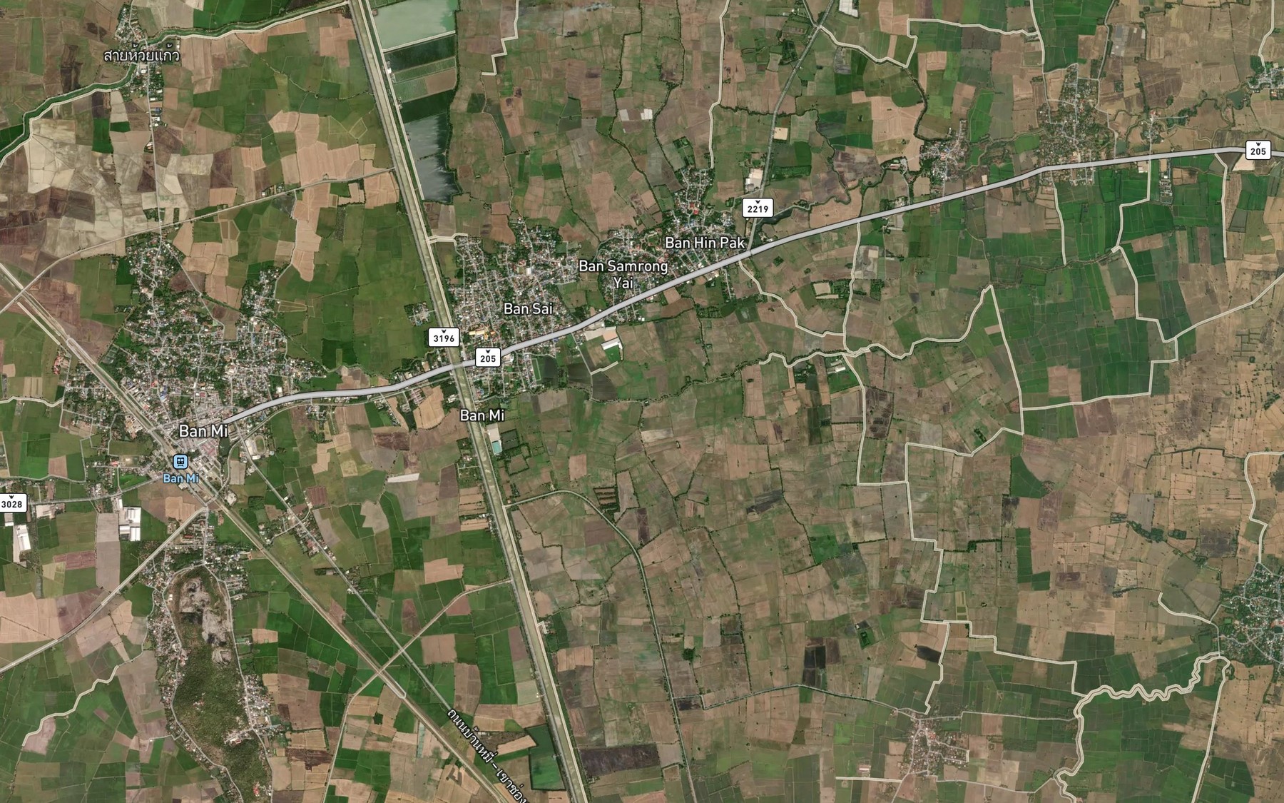 Satellite map of the Khlong Lamrang