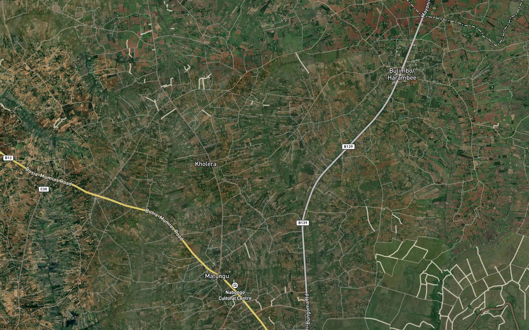 Satellite map of the Kholera