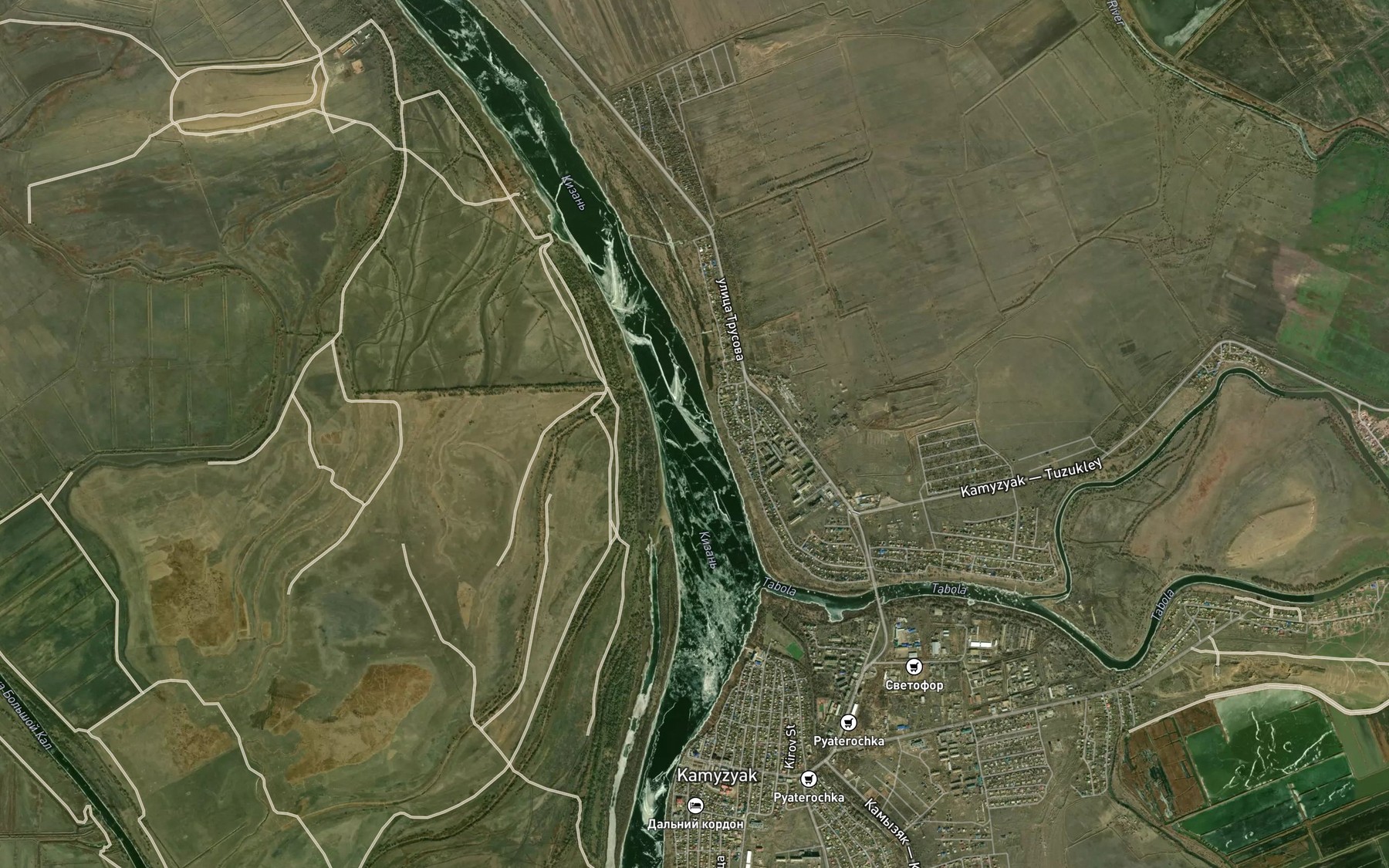 Satellite map of the Tarnovaya
