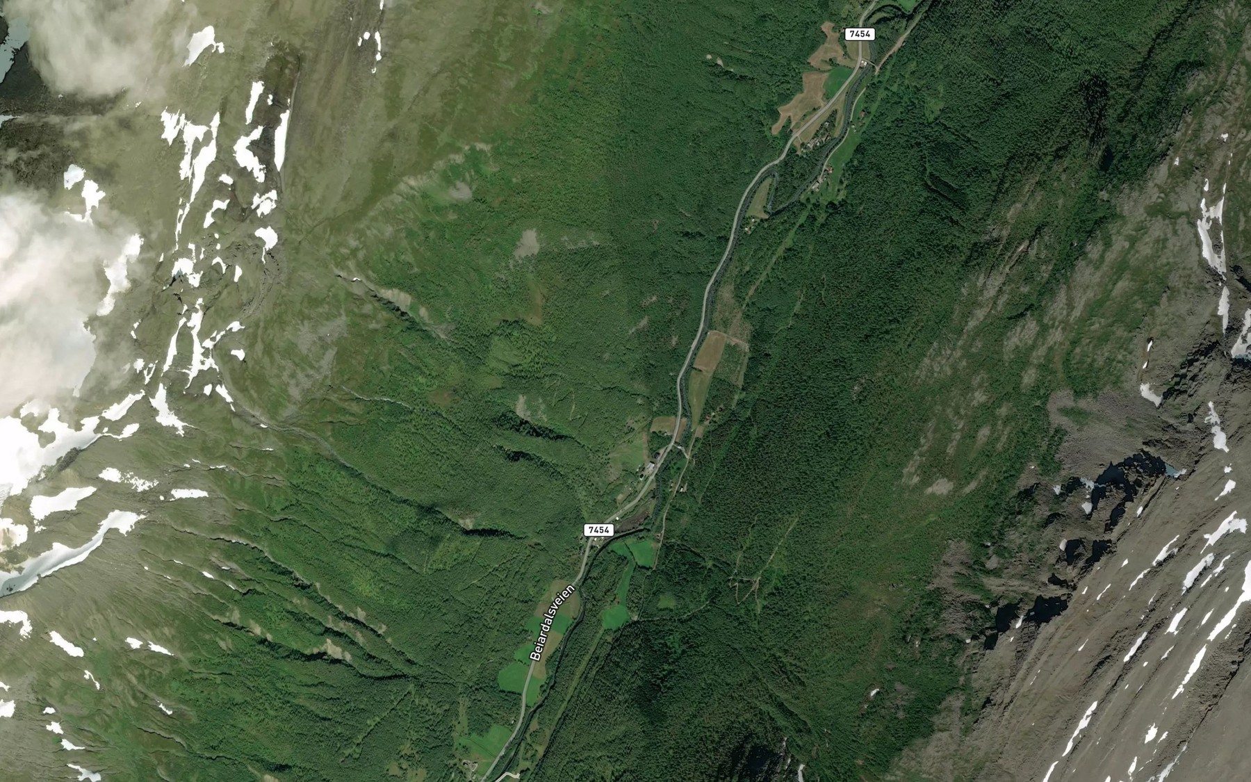 Satellite map of the Hammarbekken