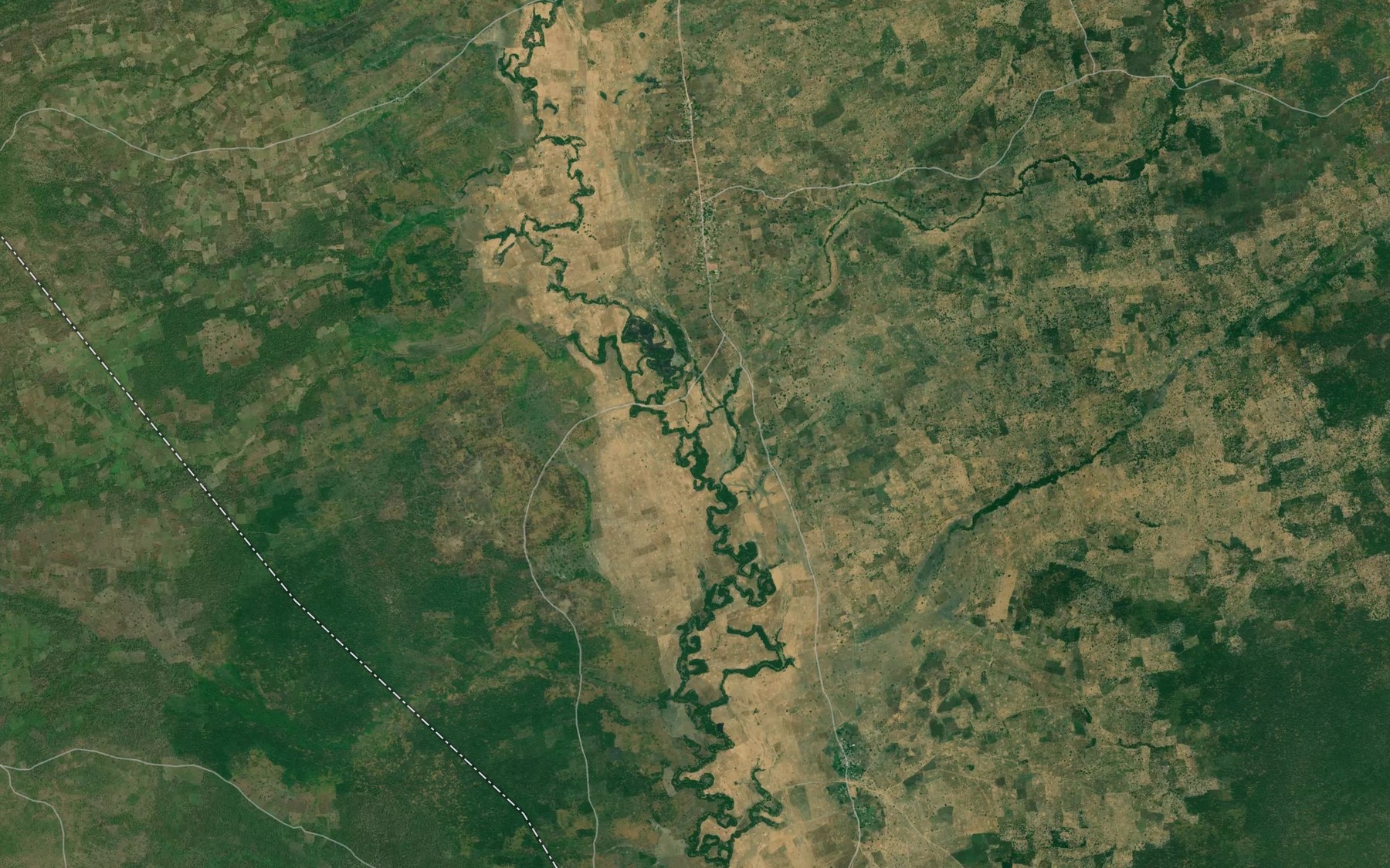 Satellite map of the RiverWaneji