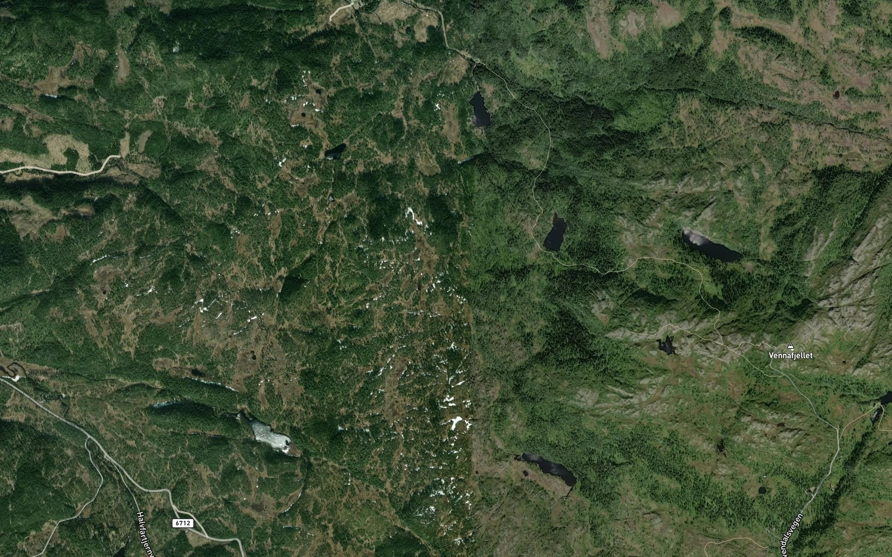 Satellite map of the Stordalsbekken