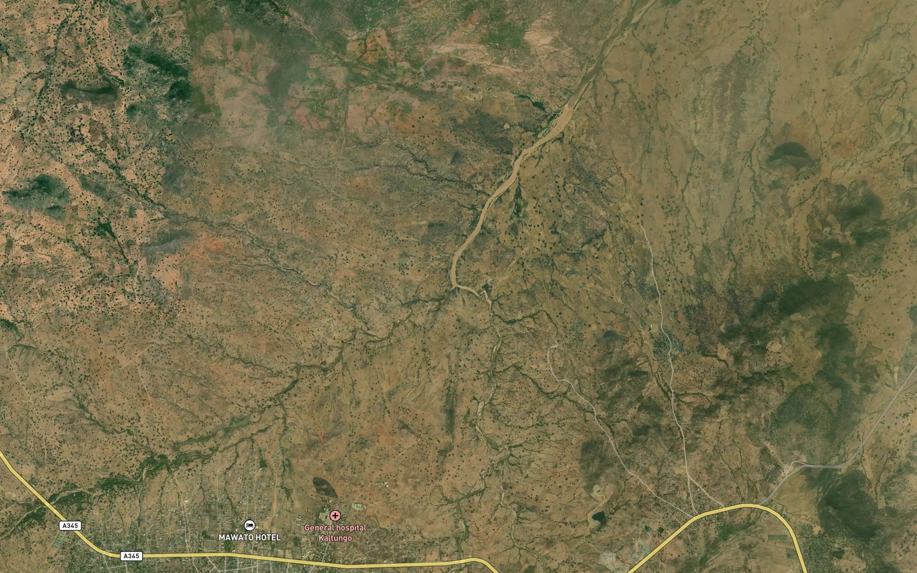 Satellite map of the Ladebin