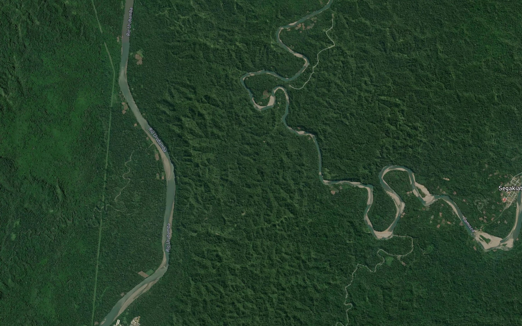 Satellite map of the Rio Sabarcari