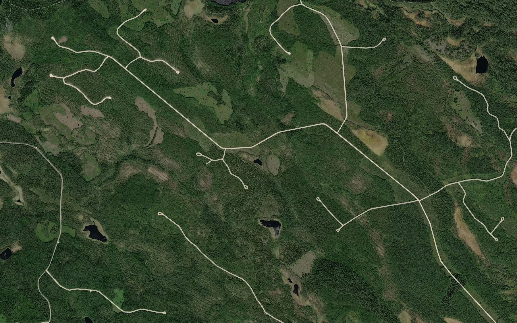 Satellite map of the Hallalampi