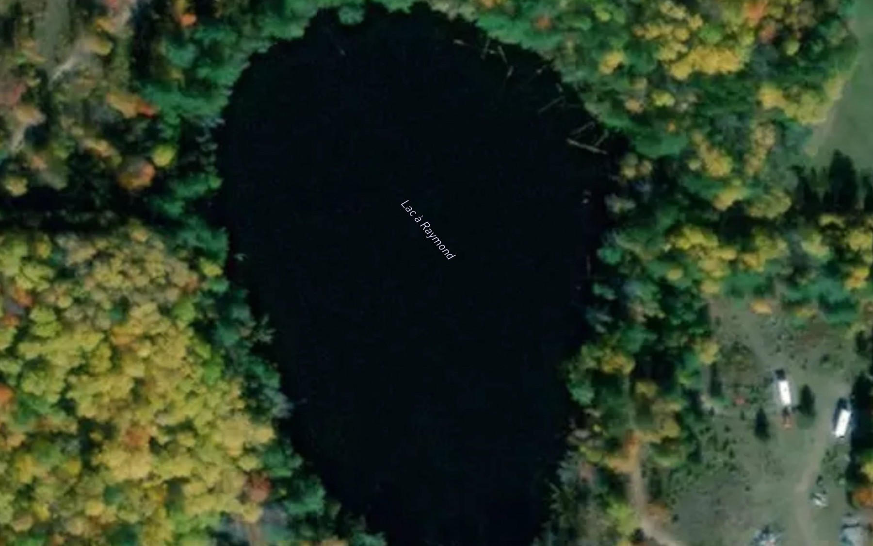 Satellite map of the Lac a Raymond