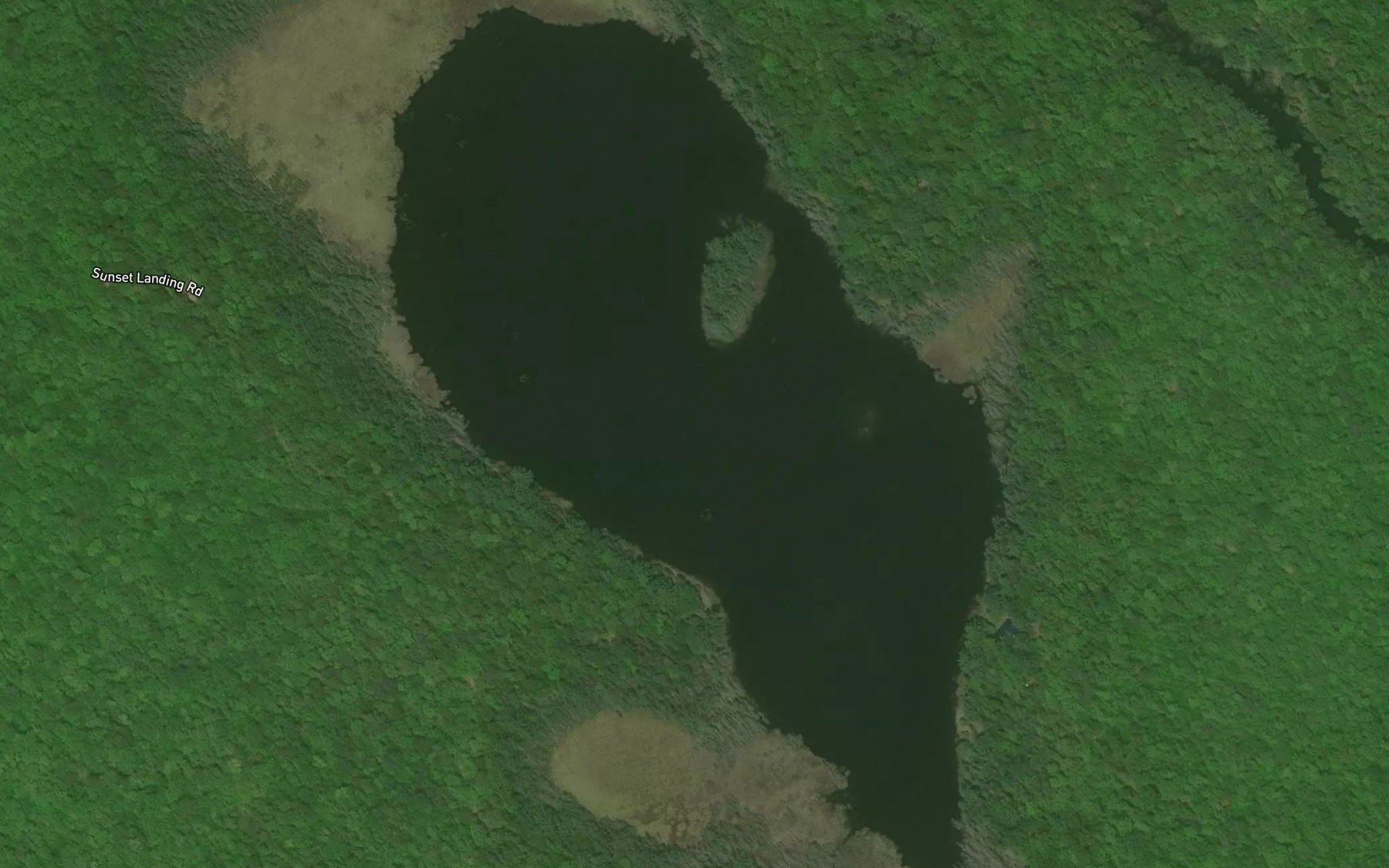 Satellite map of the Owl Lake