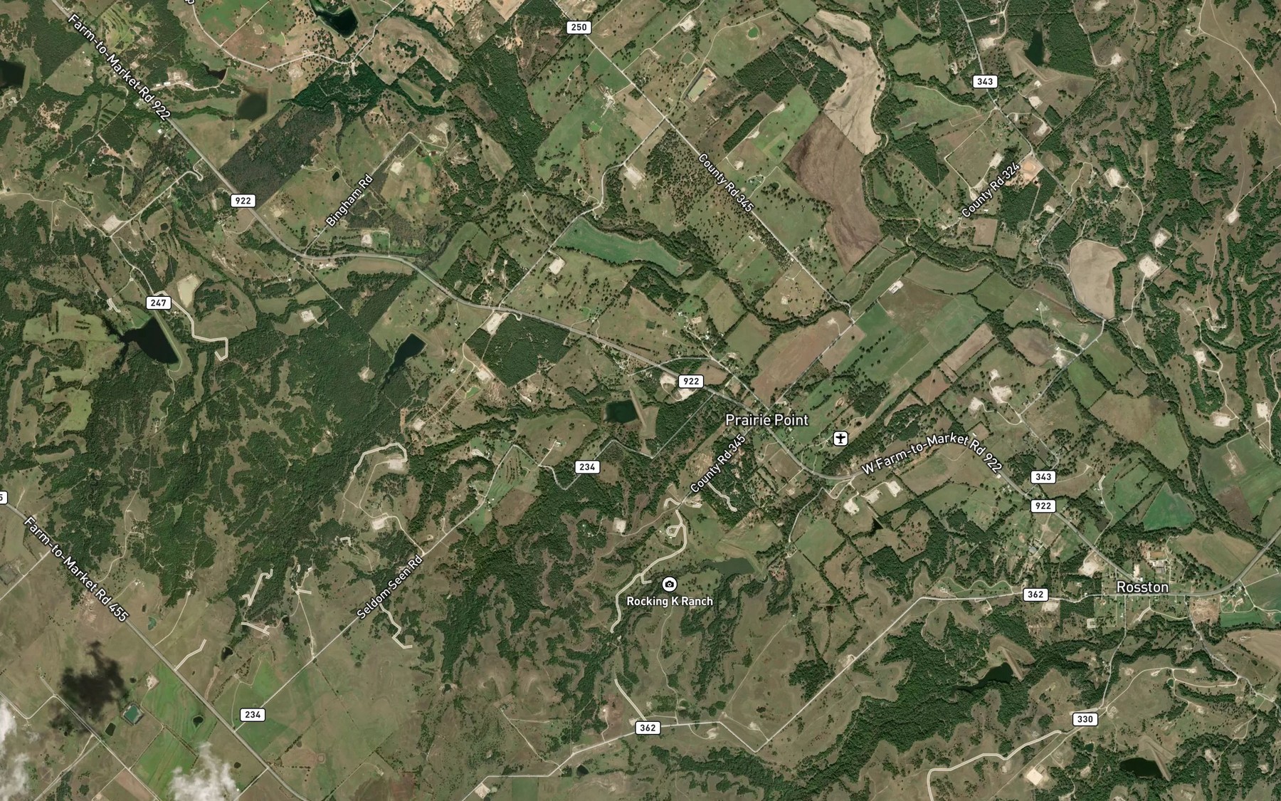 Satellite map of the Soil Conservation Service Site 31 Reservoir