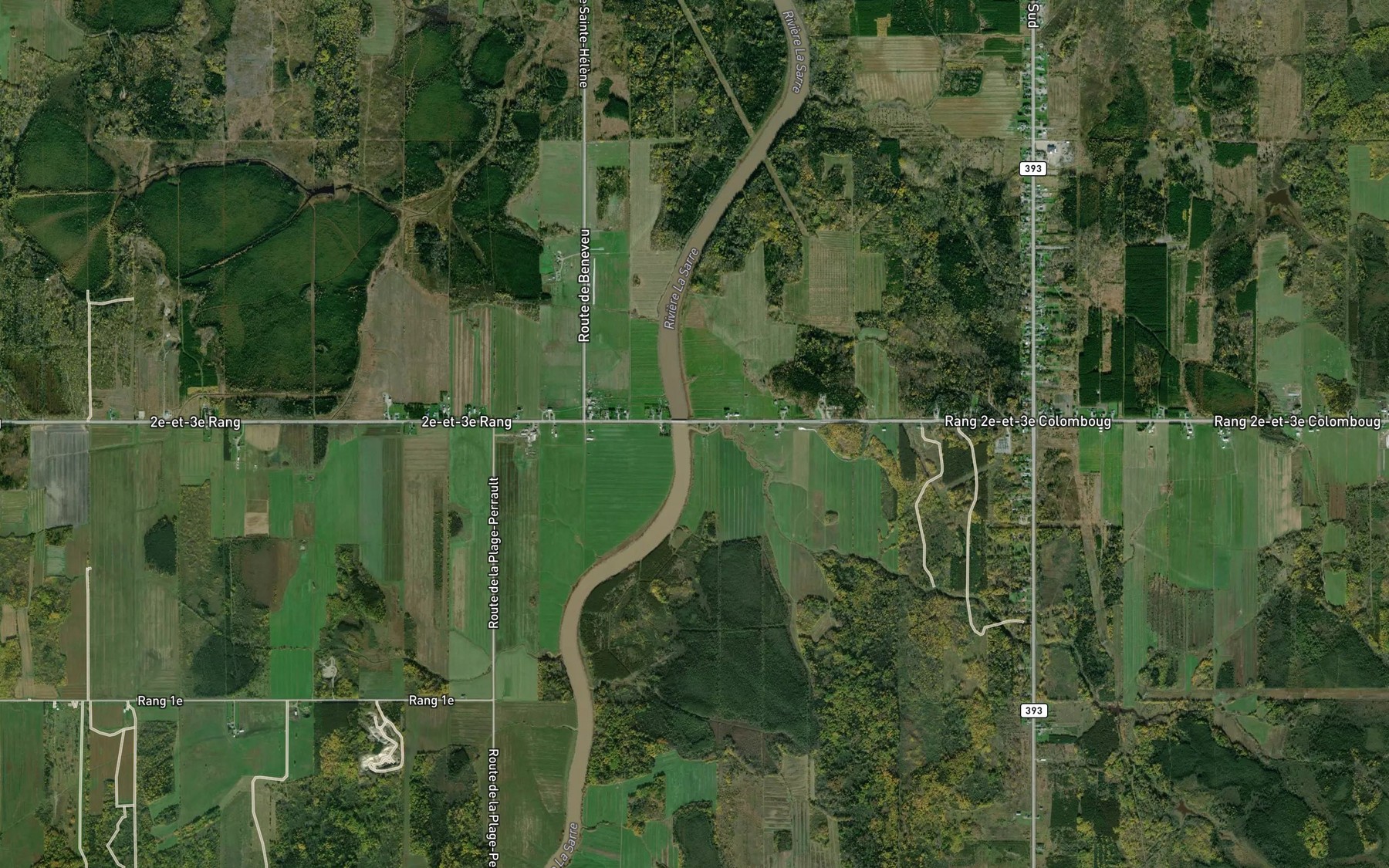 Satellite map of the Cours d'eau Lamarre