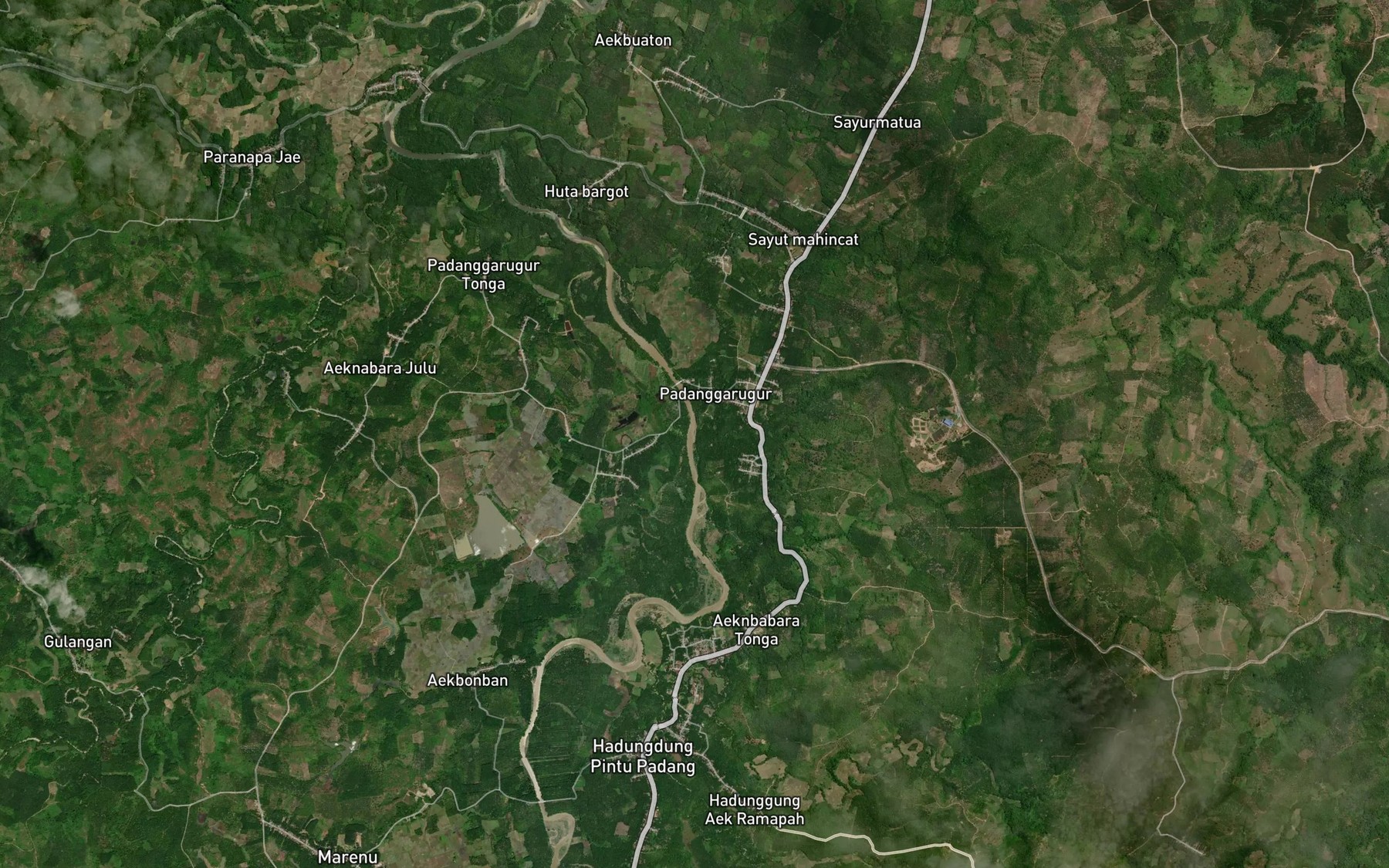 Satellite map of the Aek Torop