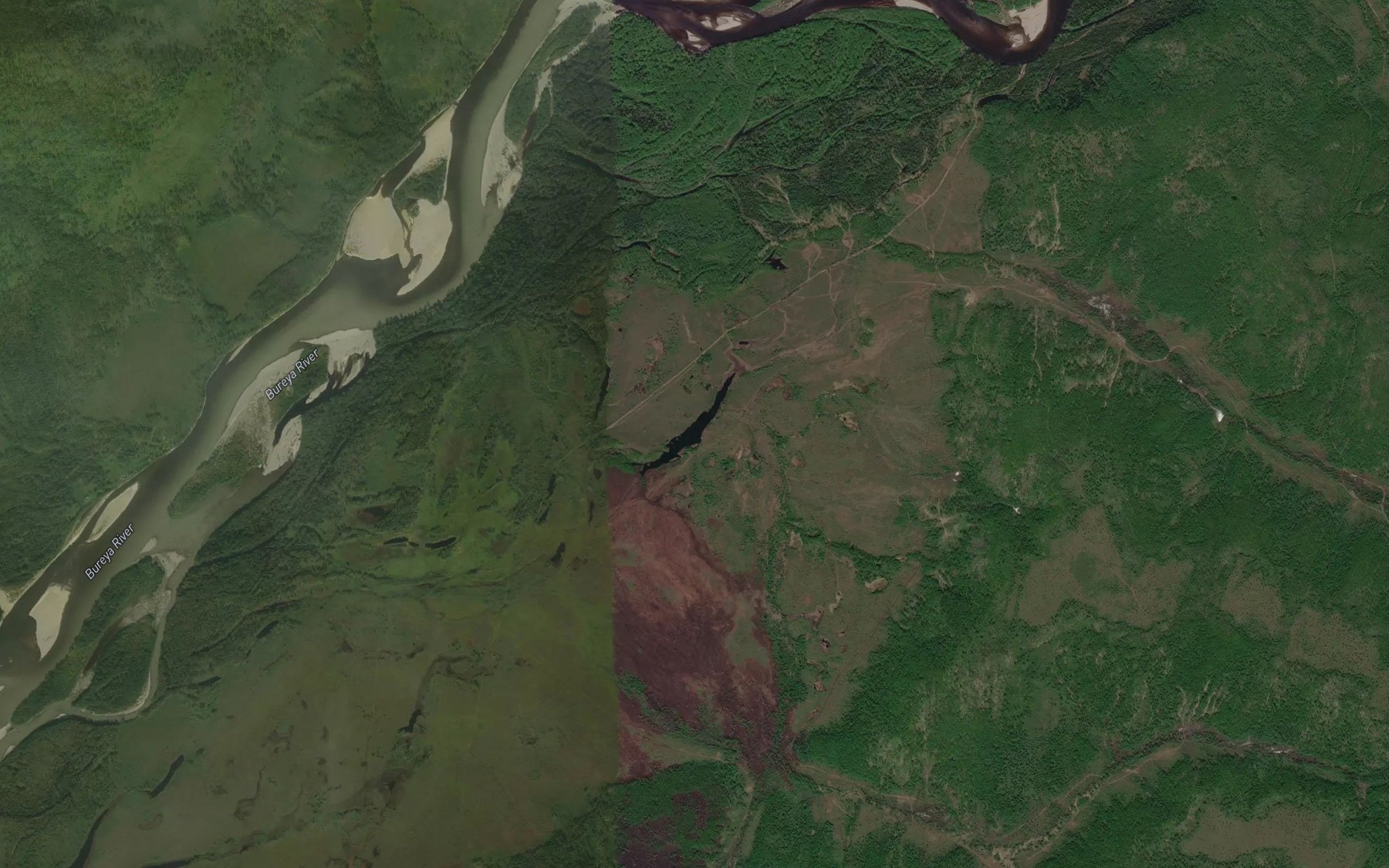 Satellite map of the Ozero Sordoneinka