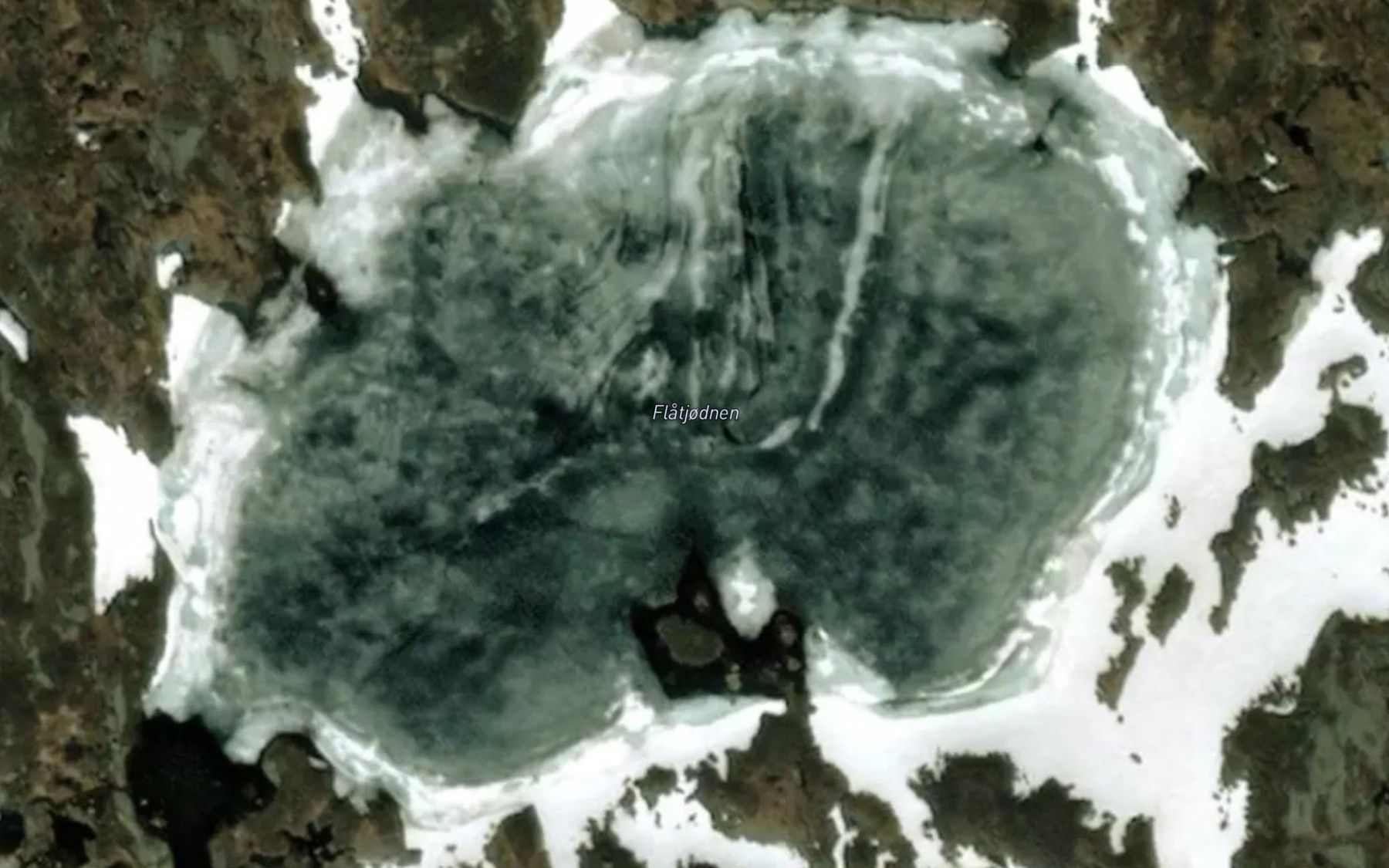 Satellite map of the Flotetjornan