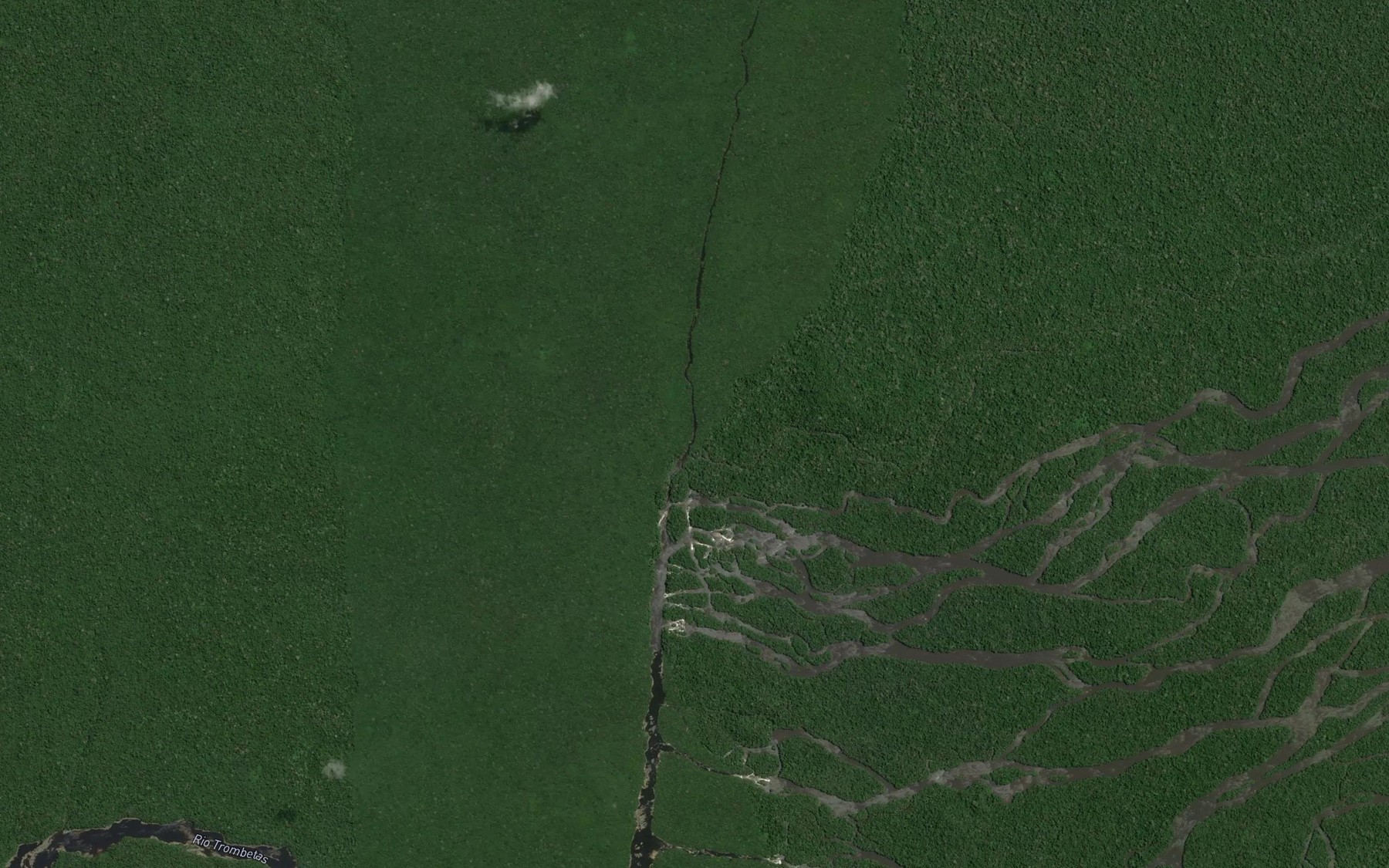 Satellite map of the Igarape do Jacuri