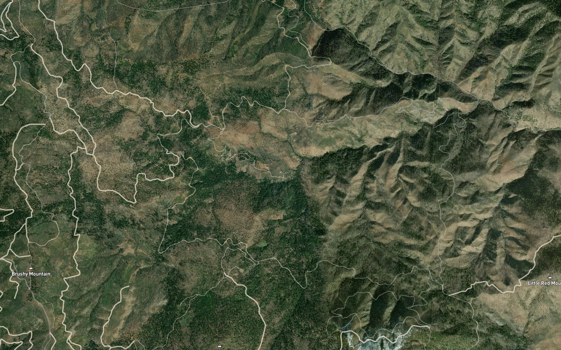 Satellite map of the Round Bottom
