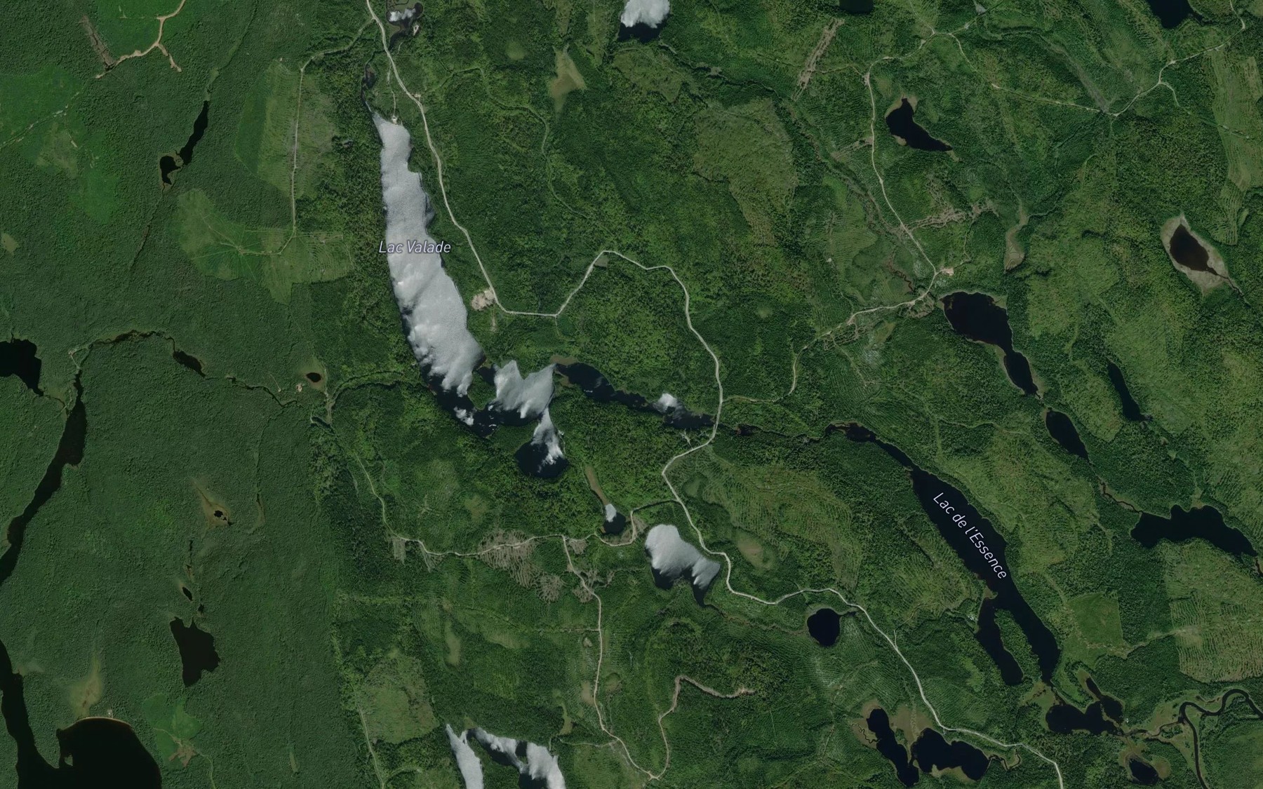 Satellite map of the Baie Arab