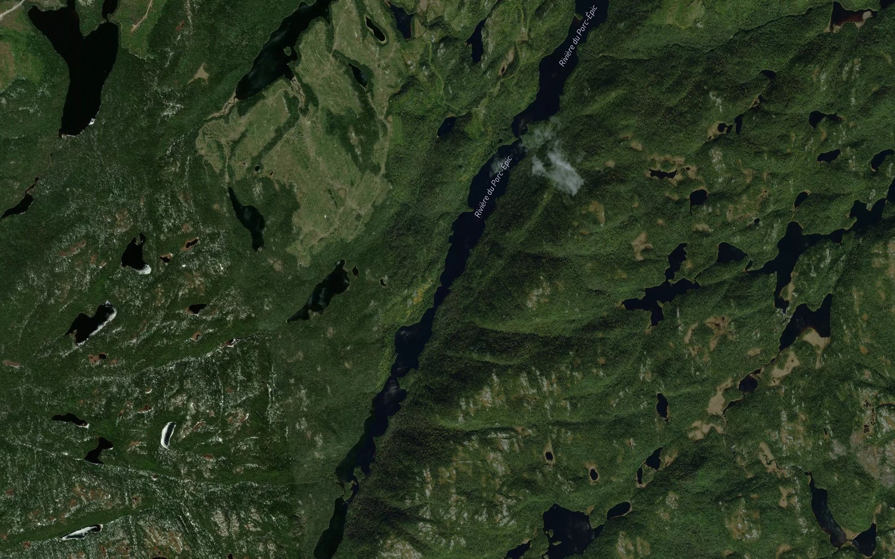 Satellite map of the Lac Natouacamio