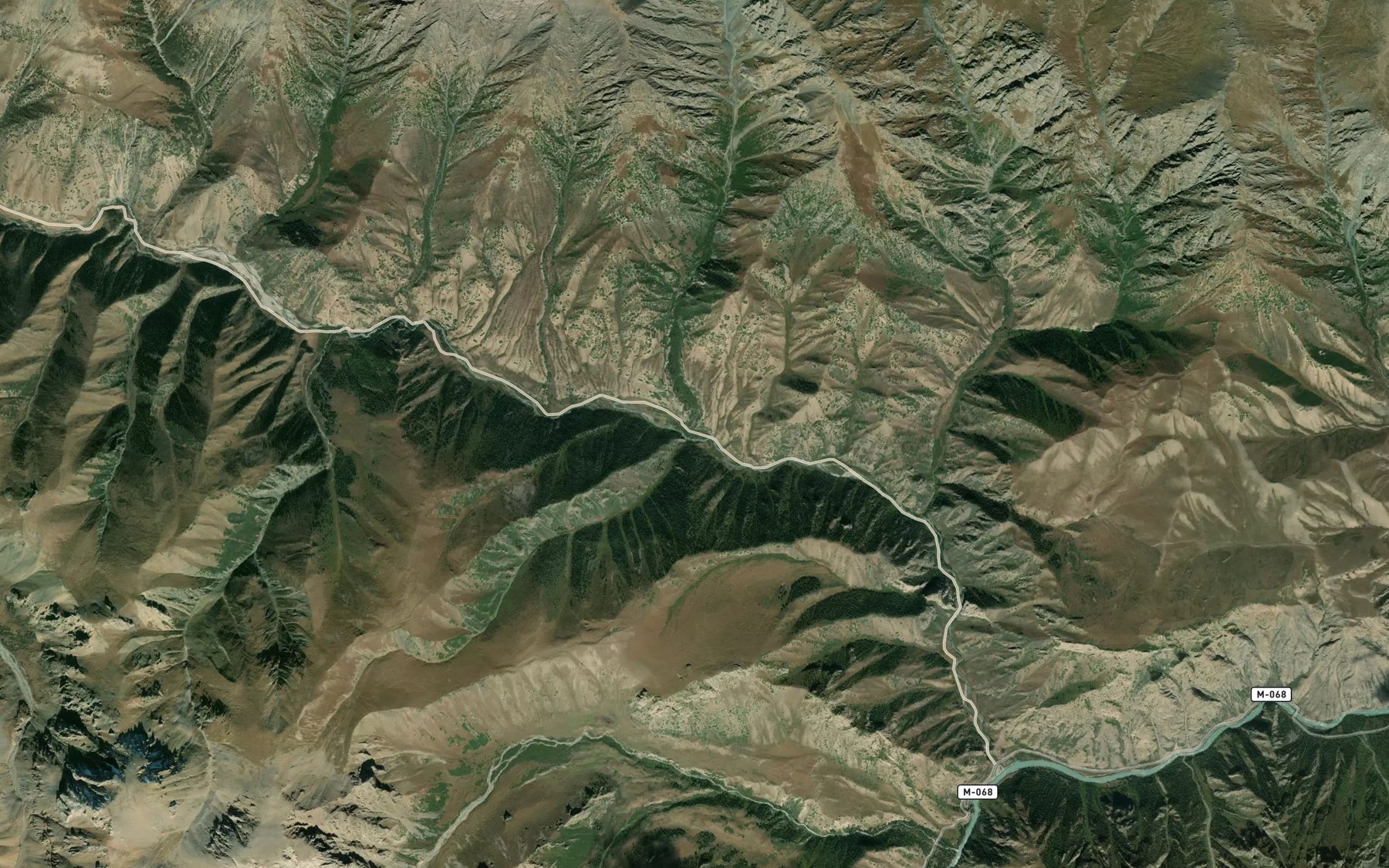 Satellite map of the Karabulak