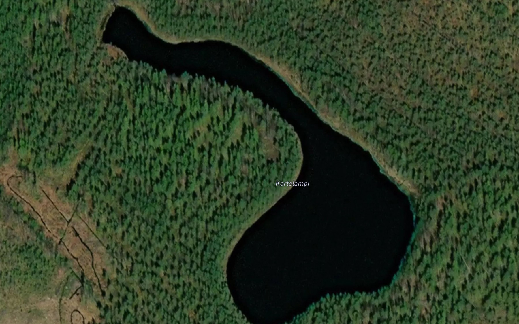 Satellite map of the Kortelampi