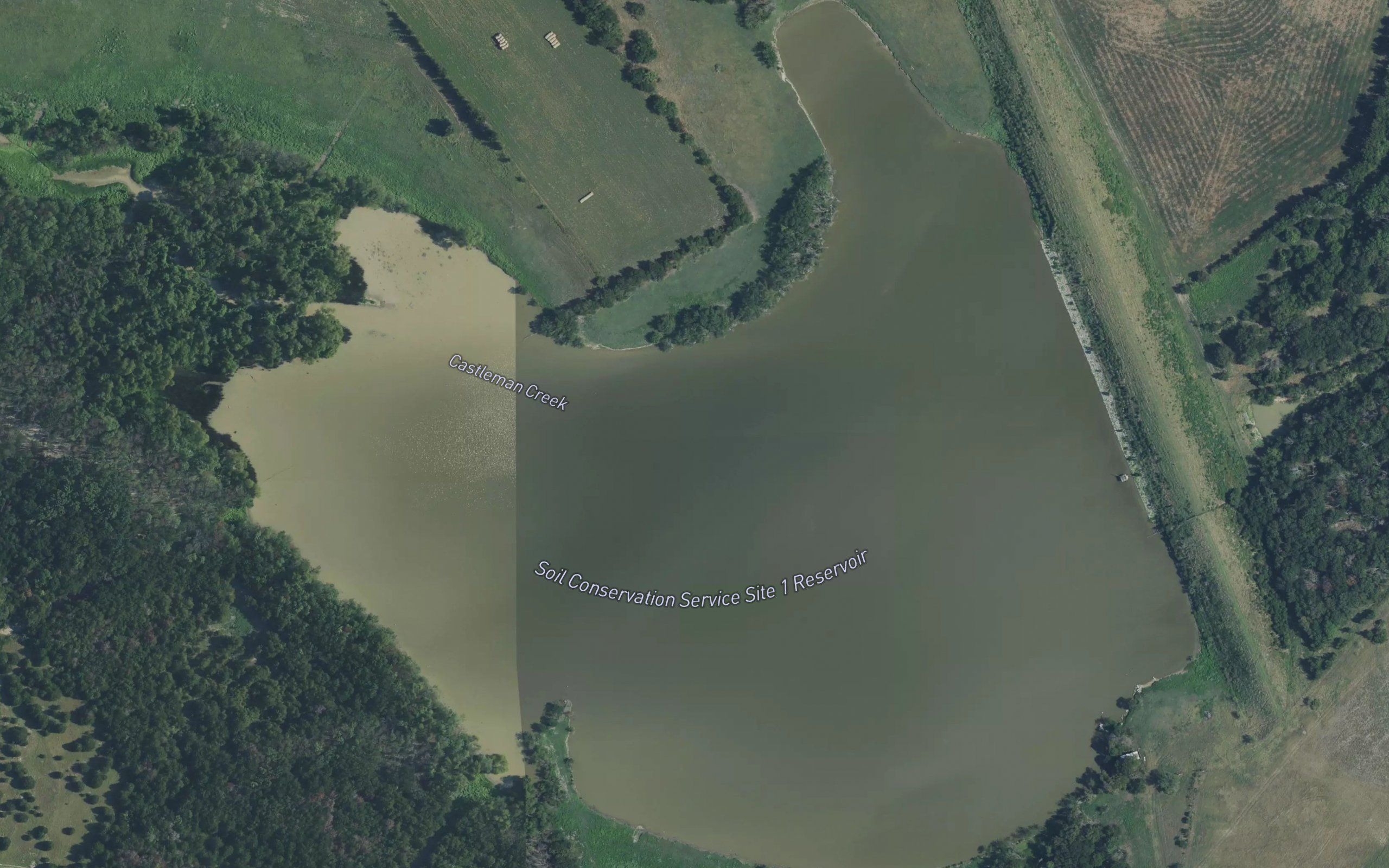 Soil Conservation Service Site 1 Reservoir