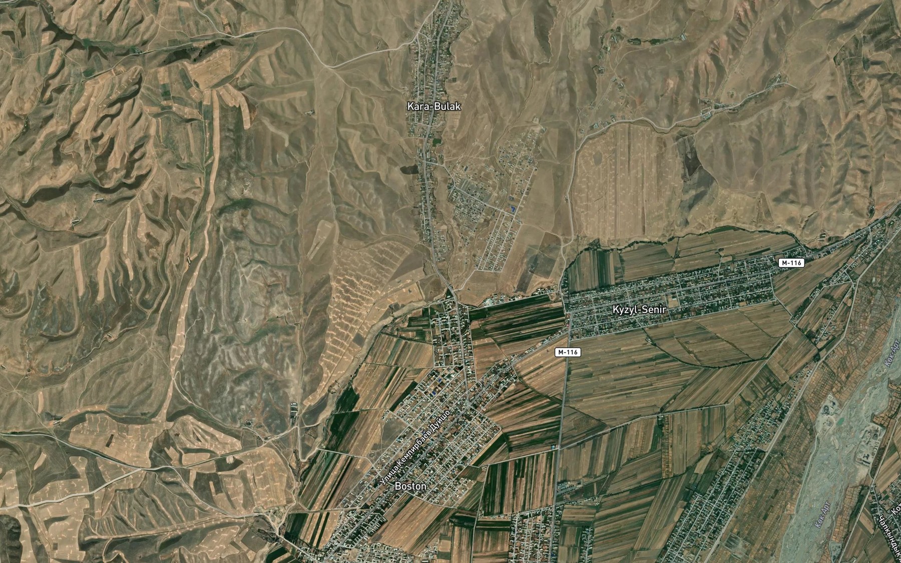 Satellite map of the Achy-Say