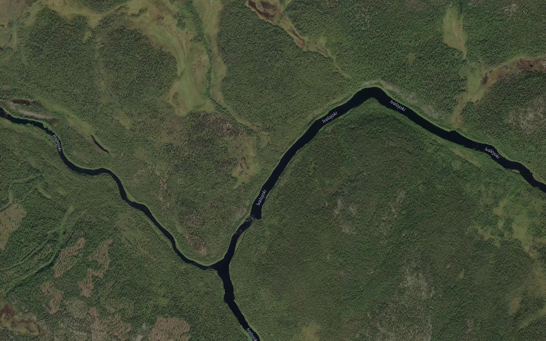 Satellite map of the Kuplettioja