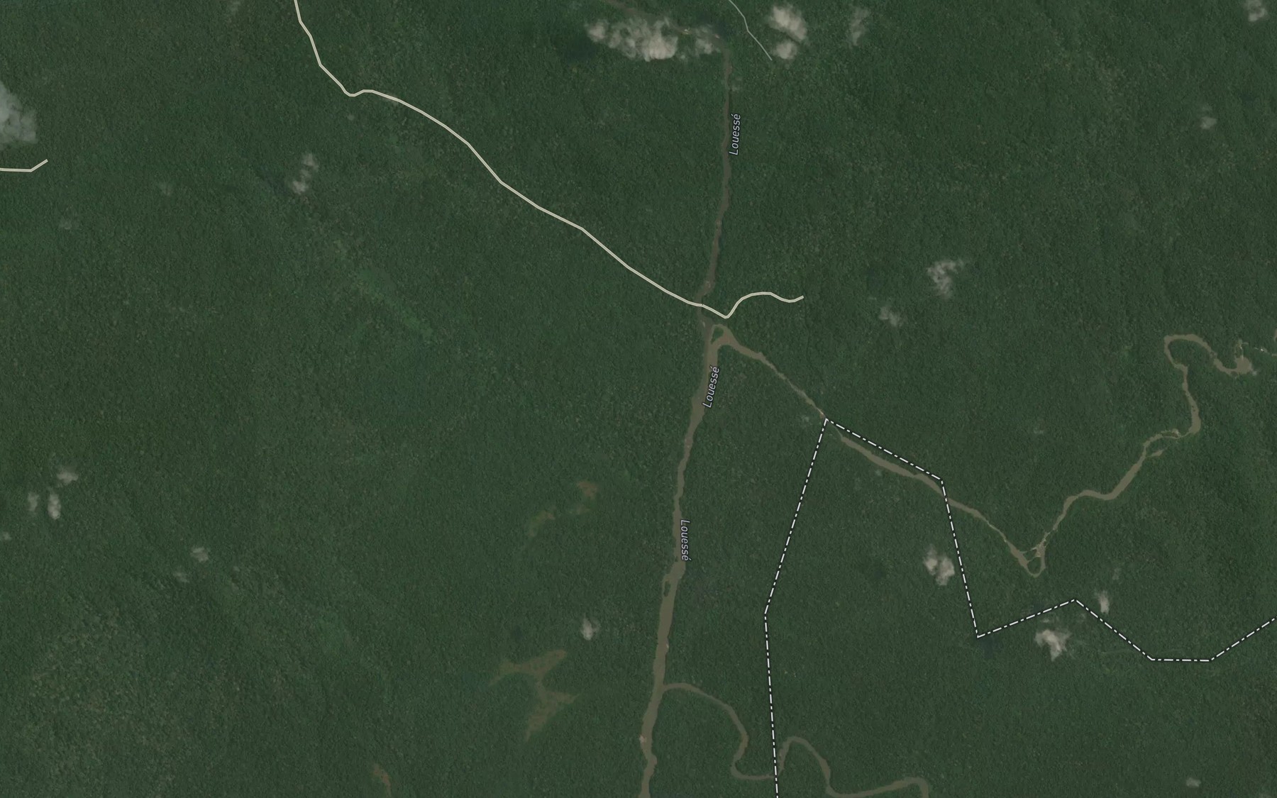 Satellite map of the Mpoukou