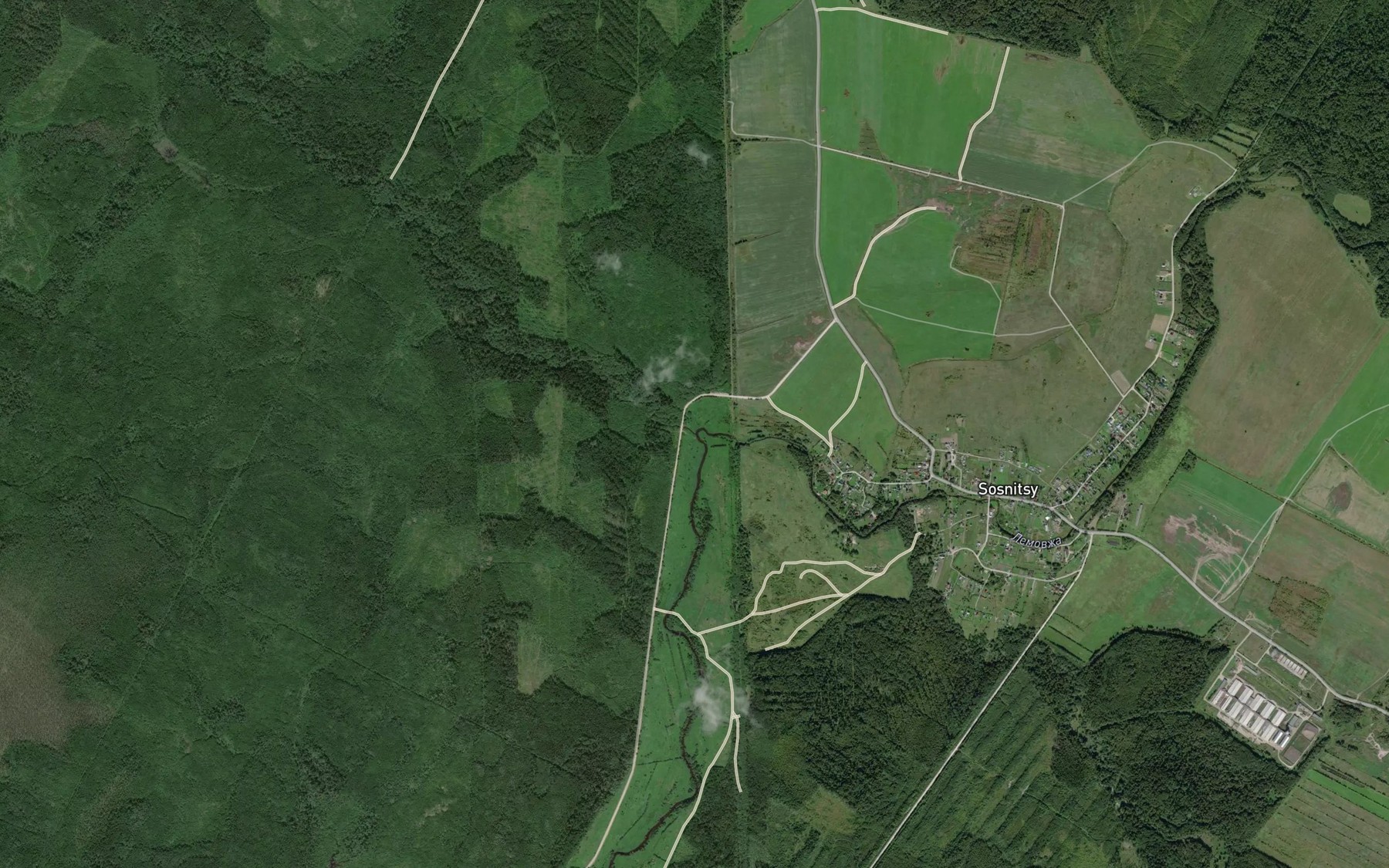 Satellite map of the Khmelenka