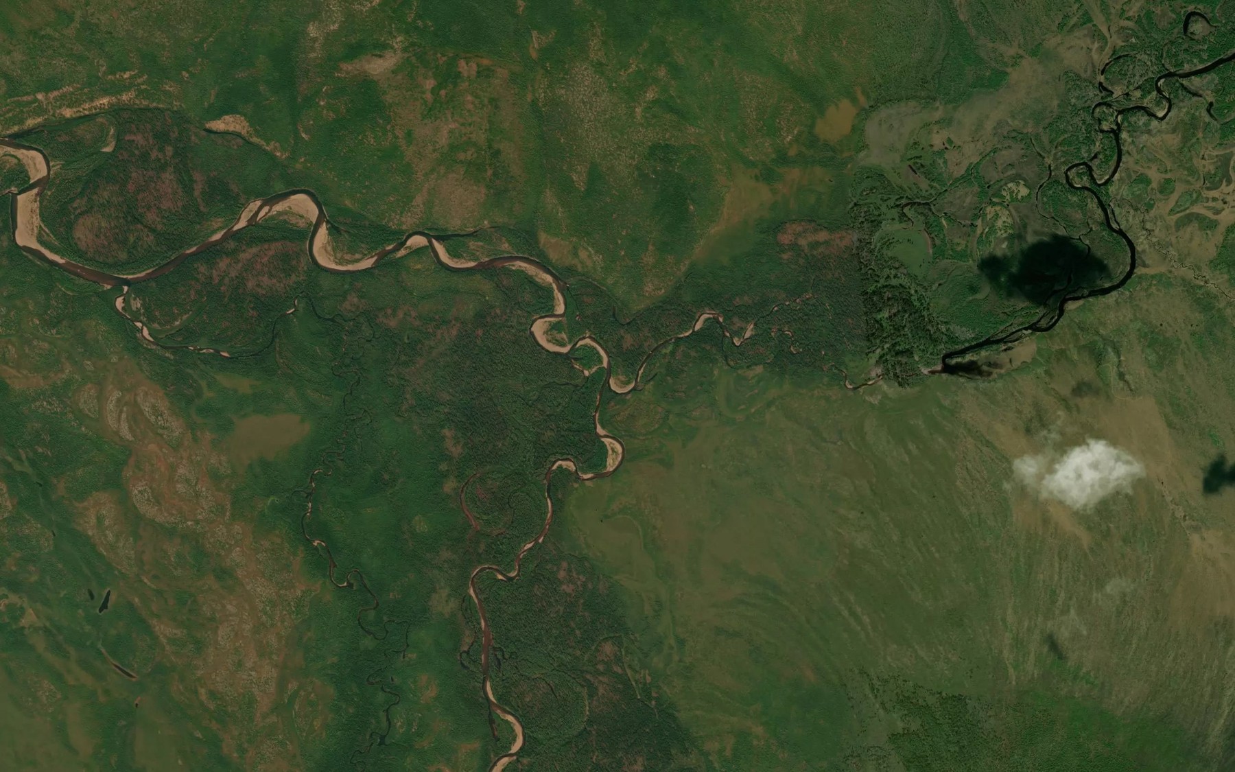 Satellite map of the Navi