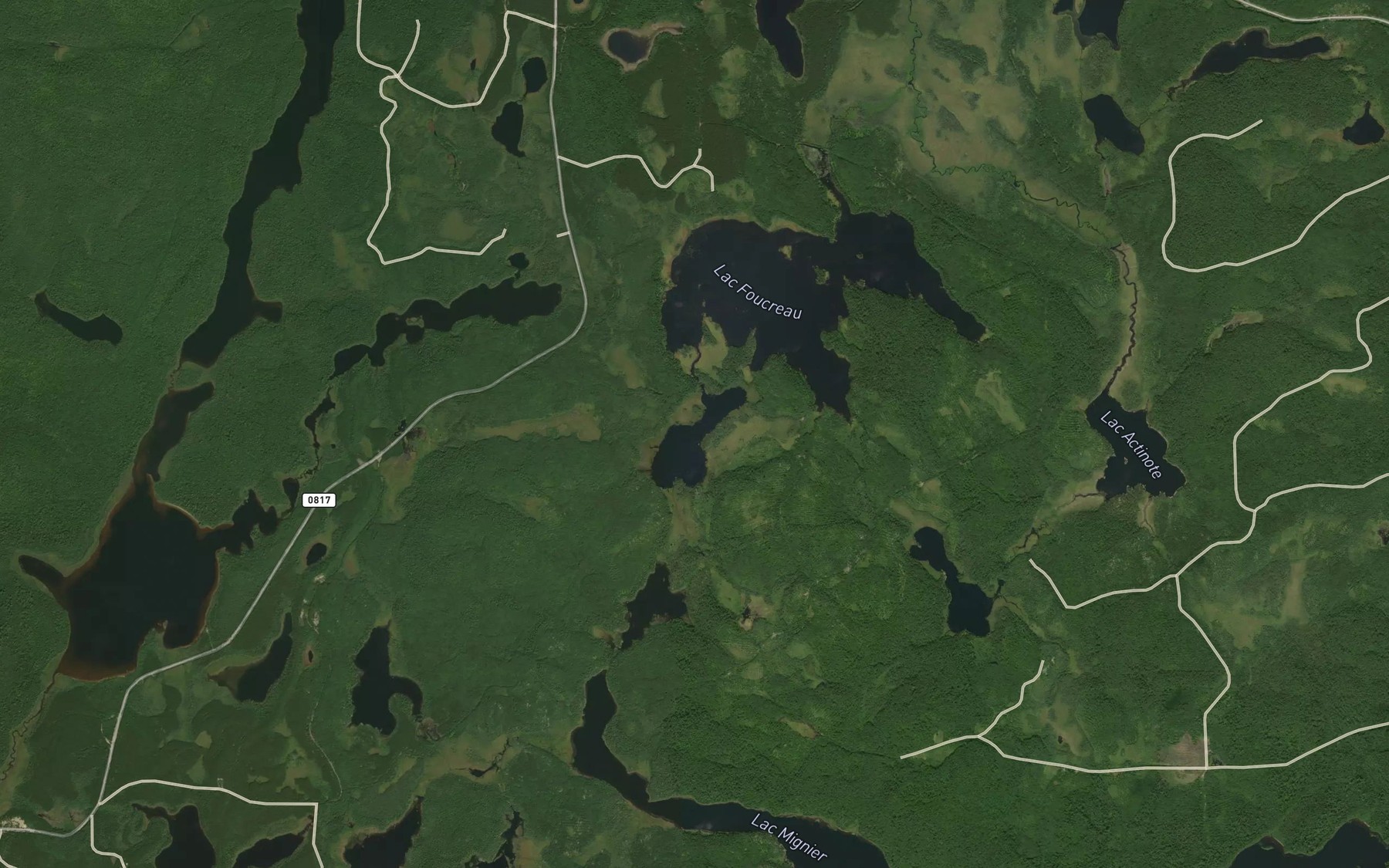Satellite map of the Lac Galgor