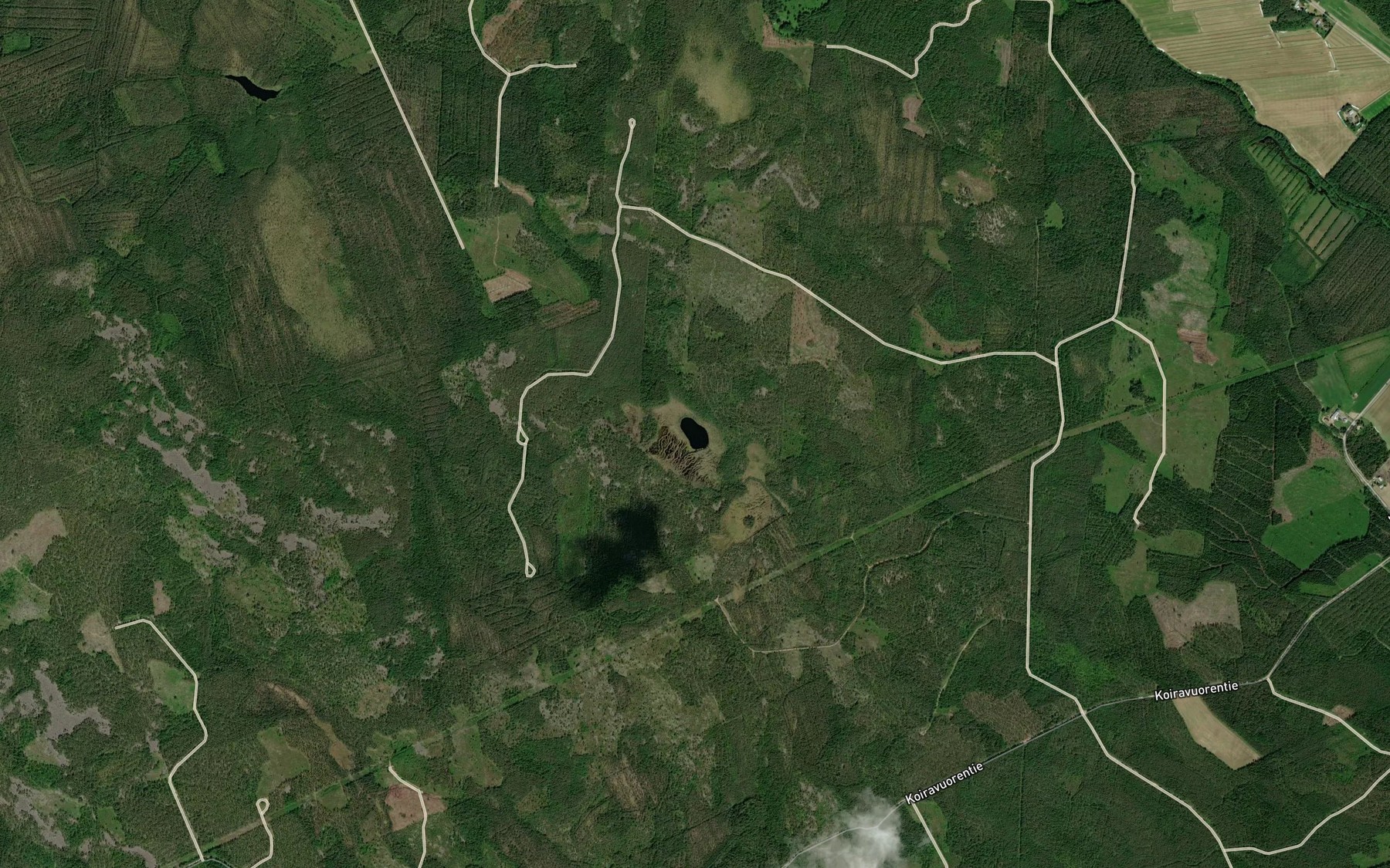 Satellite map of the Pahalampi