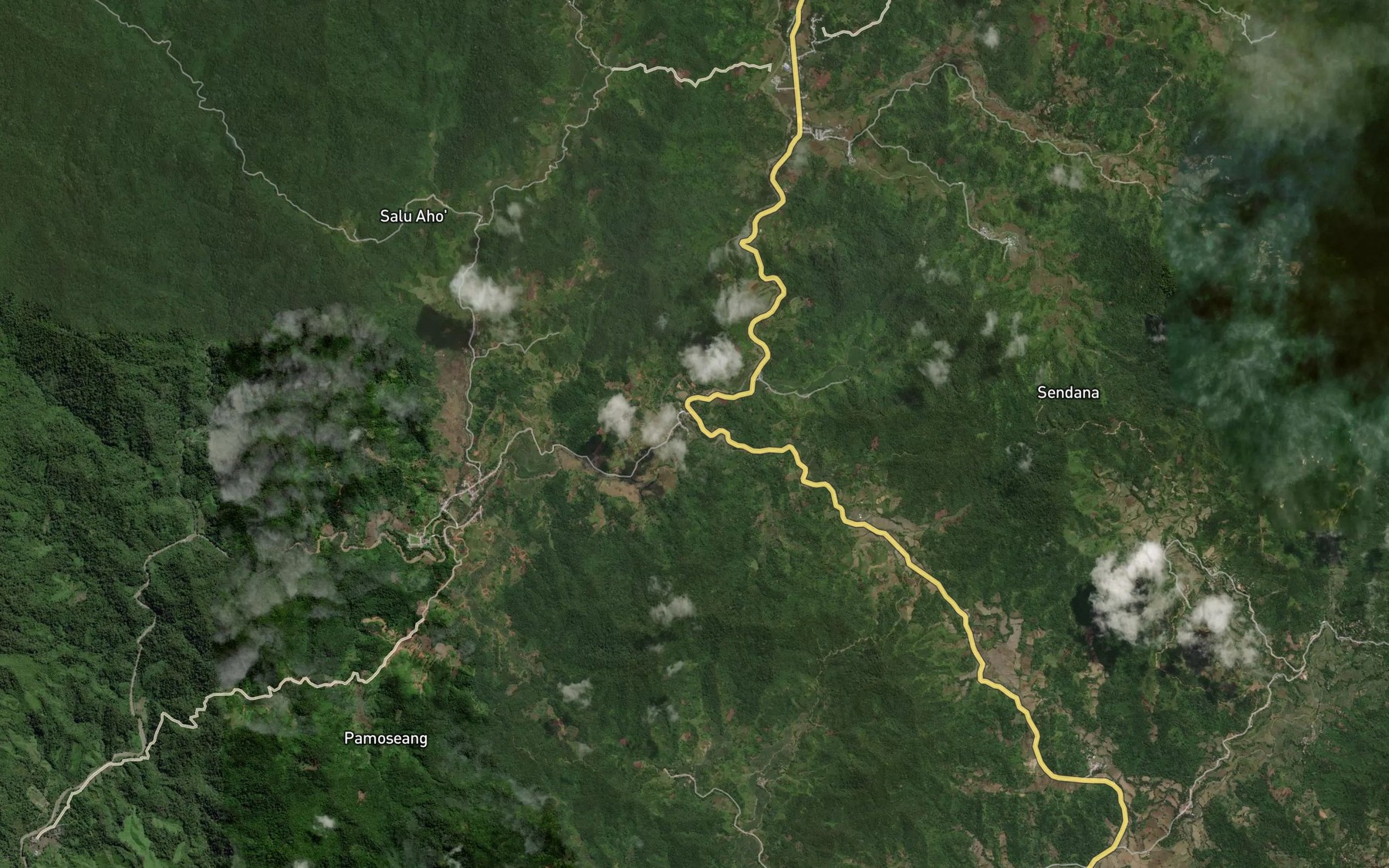 Satellite map of the Salu Uhailanu
