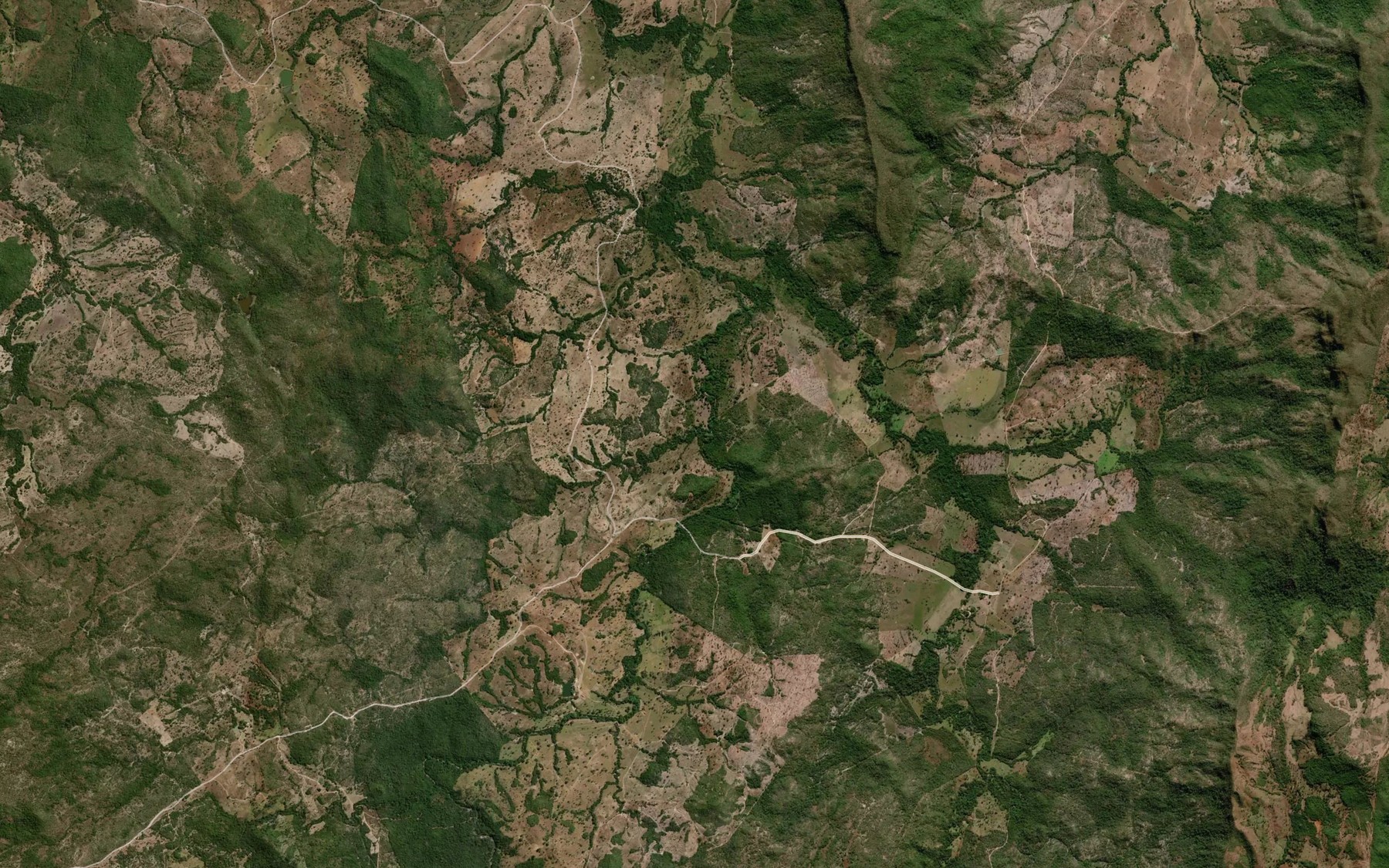 Satellite map of the Corrego Funil