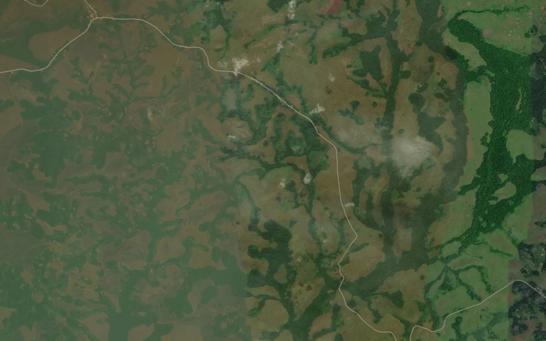 Satellite map of the Kisaga