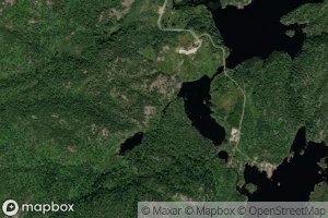 Satellite map of the Litle Poddetjodn