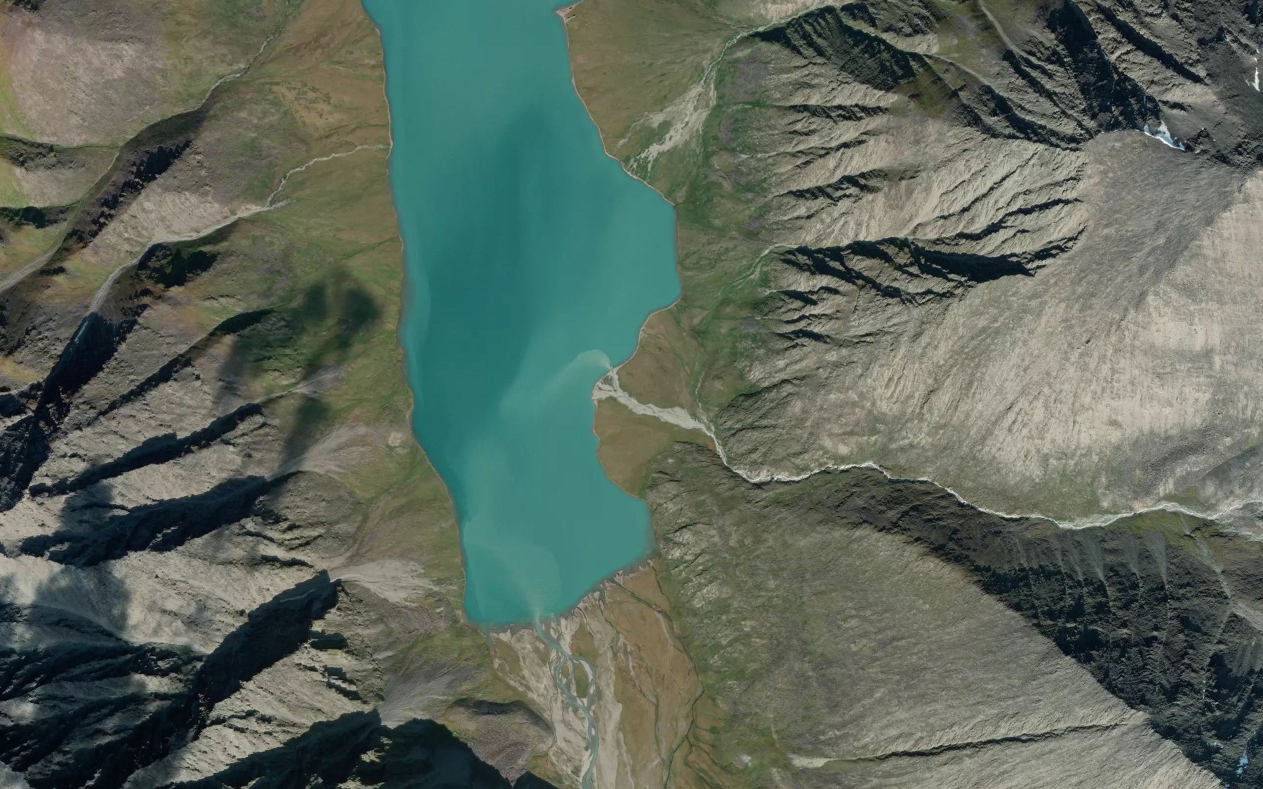 Satellite map of the Chamberlin Creek