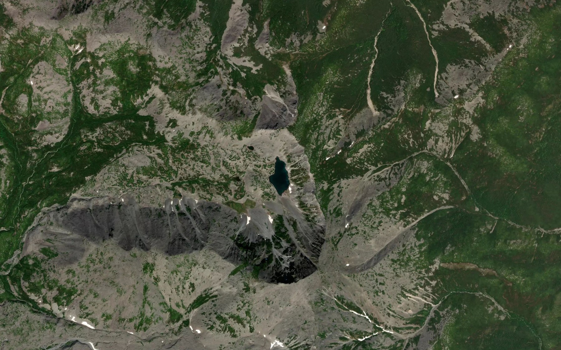 Satellite map of the Ozero Plotik