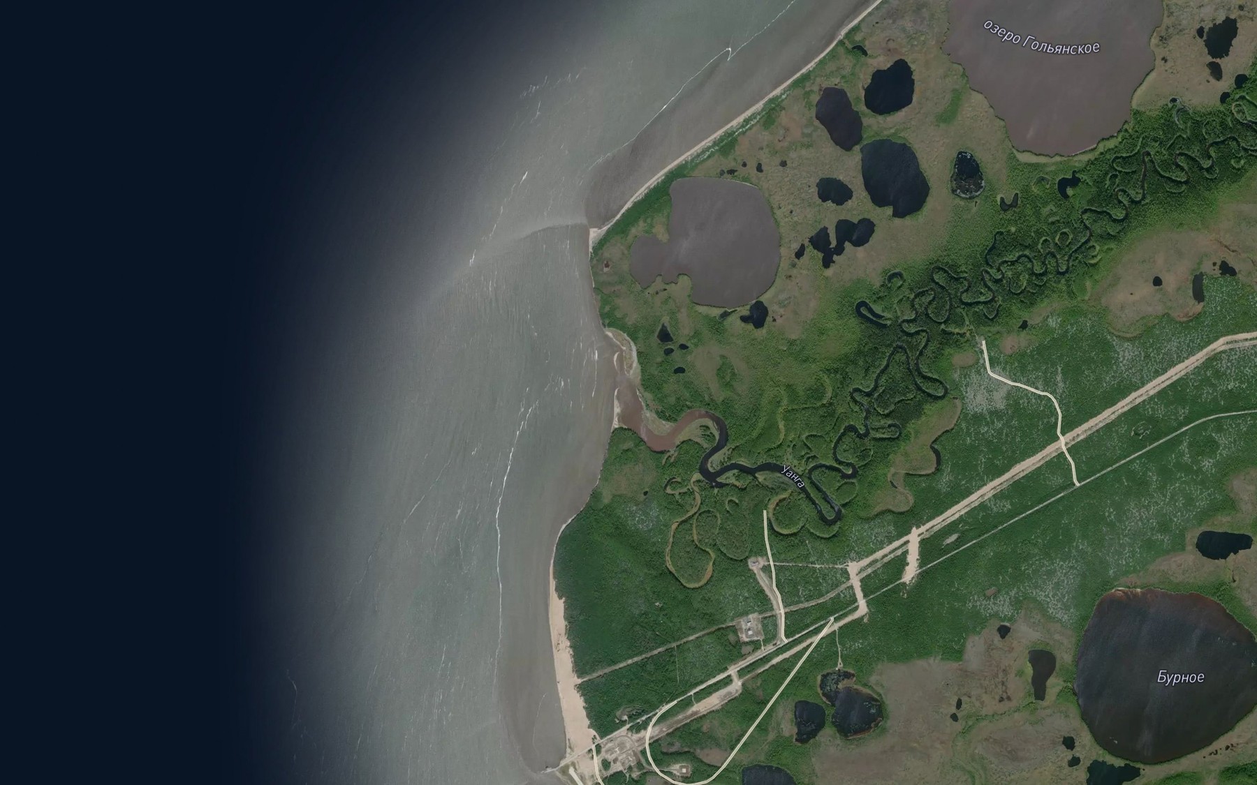 Satellite map of the Uanga