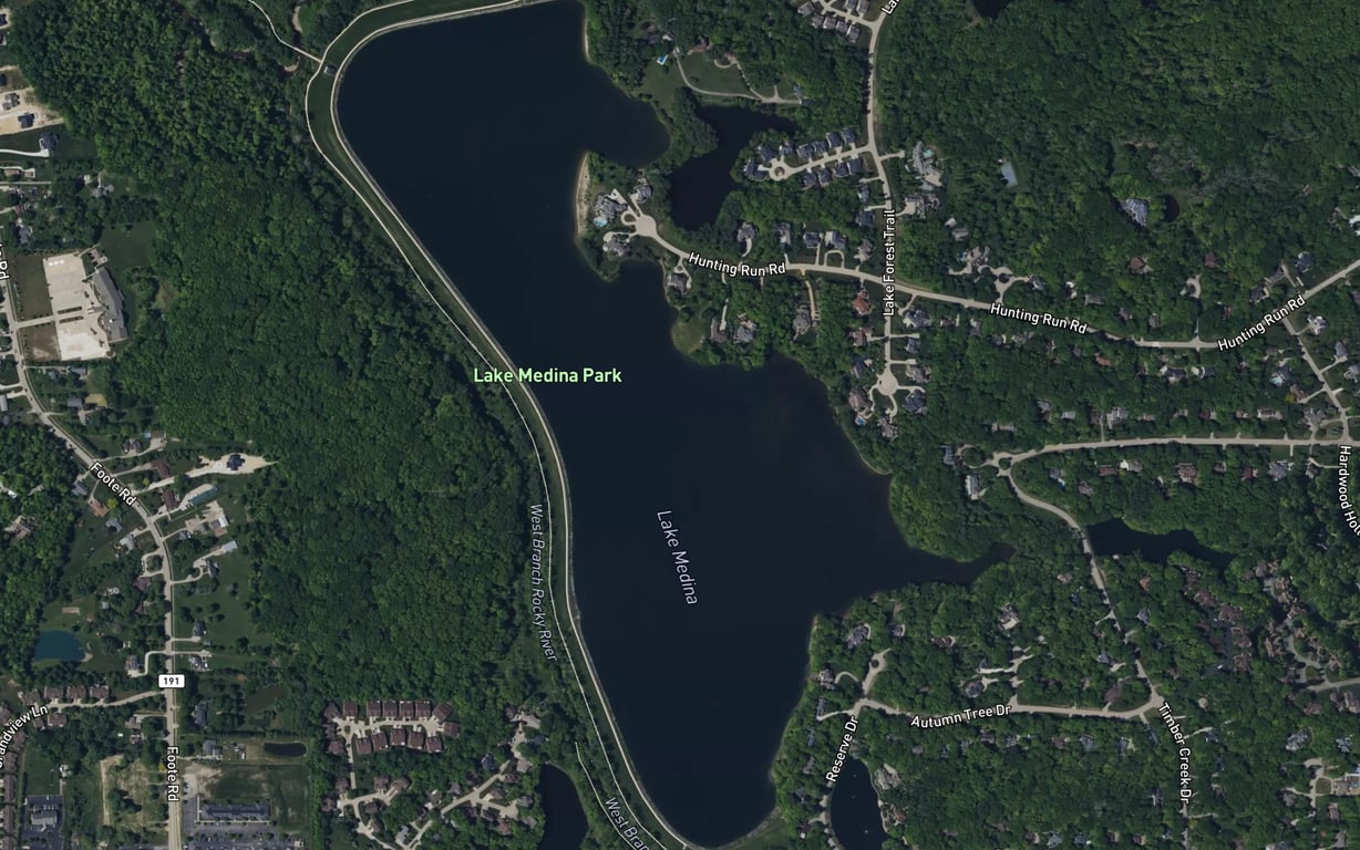 Lake Medina Fishing near Medina, OH | Fishbox