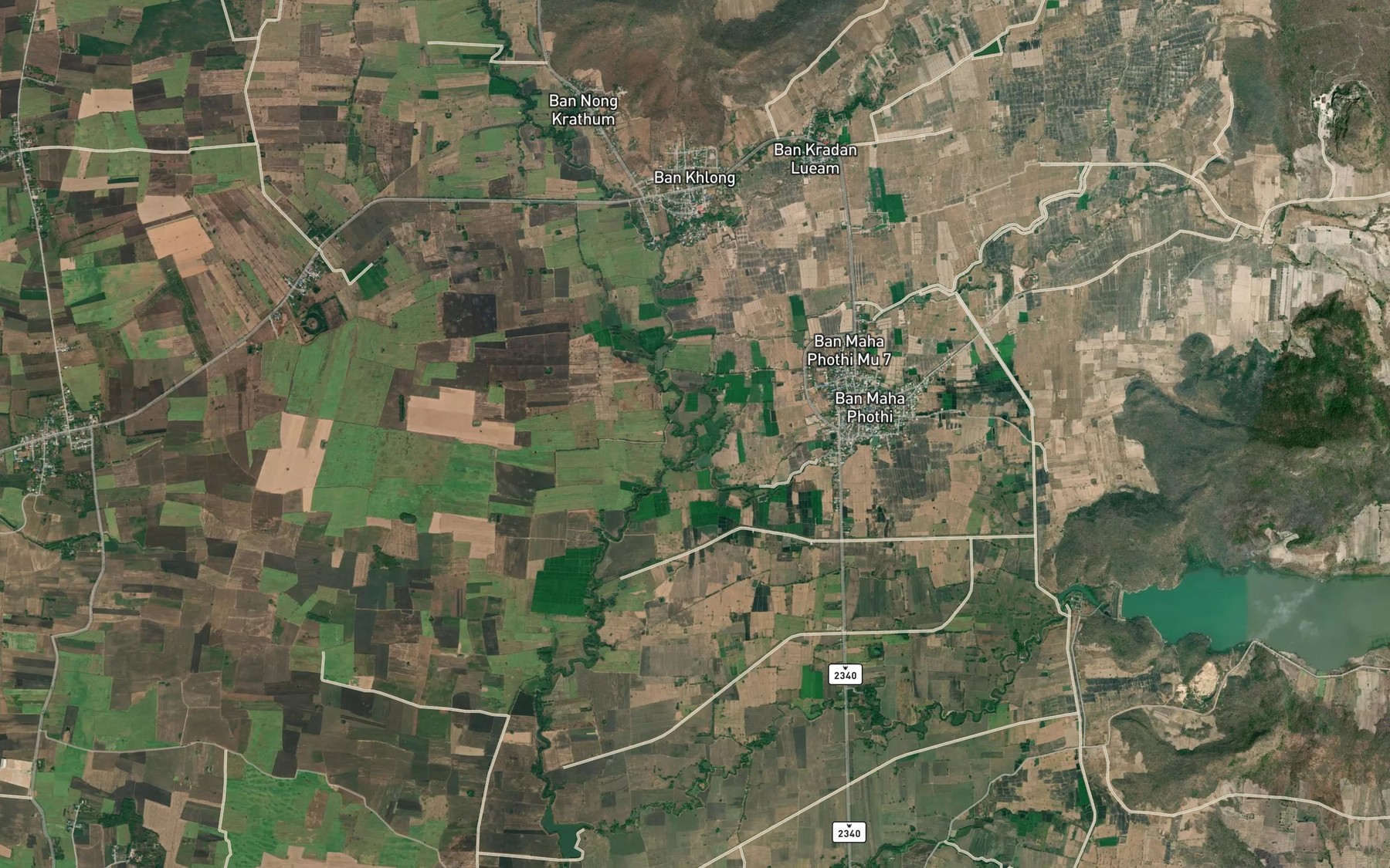 Satellite map of the Huai Wang Ang