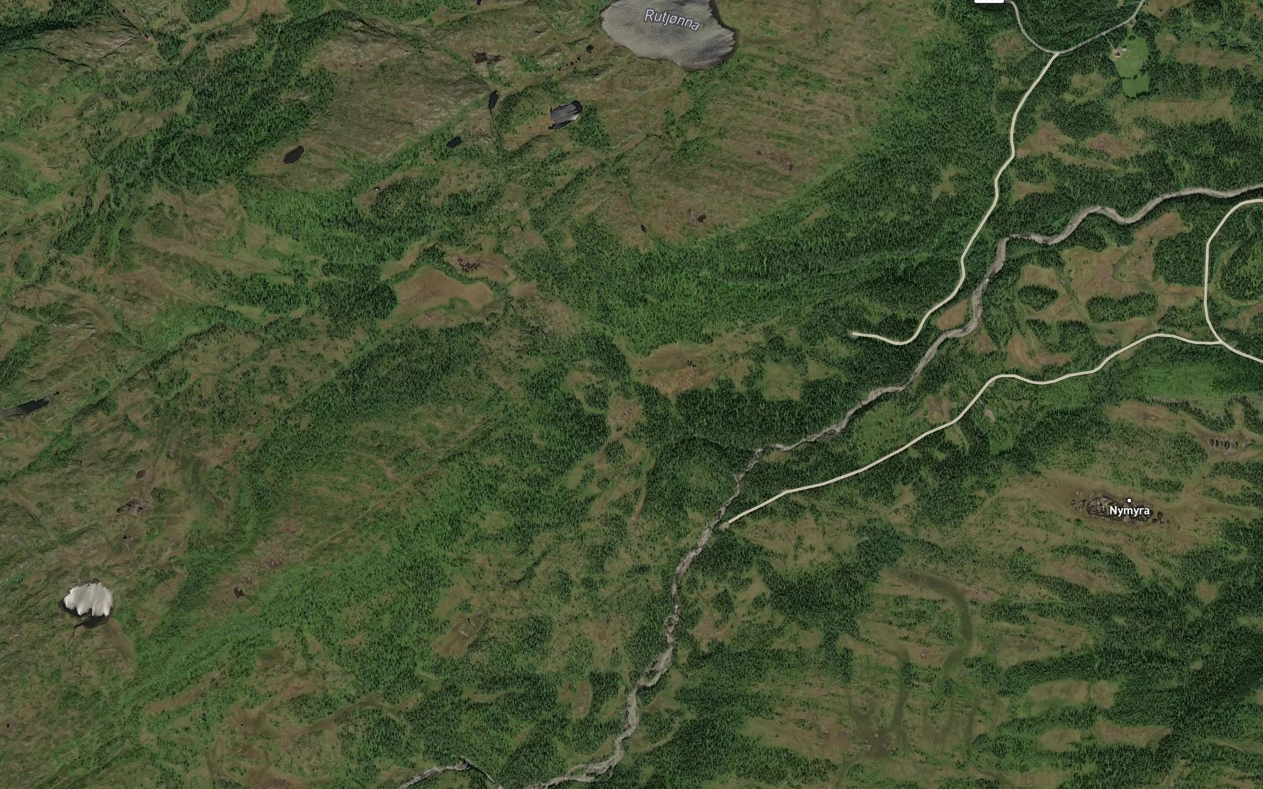 Satellite map of the Basdalsbekken